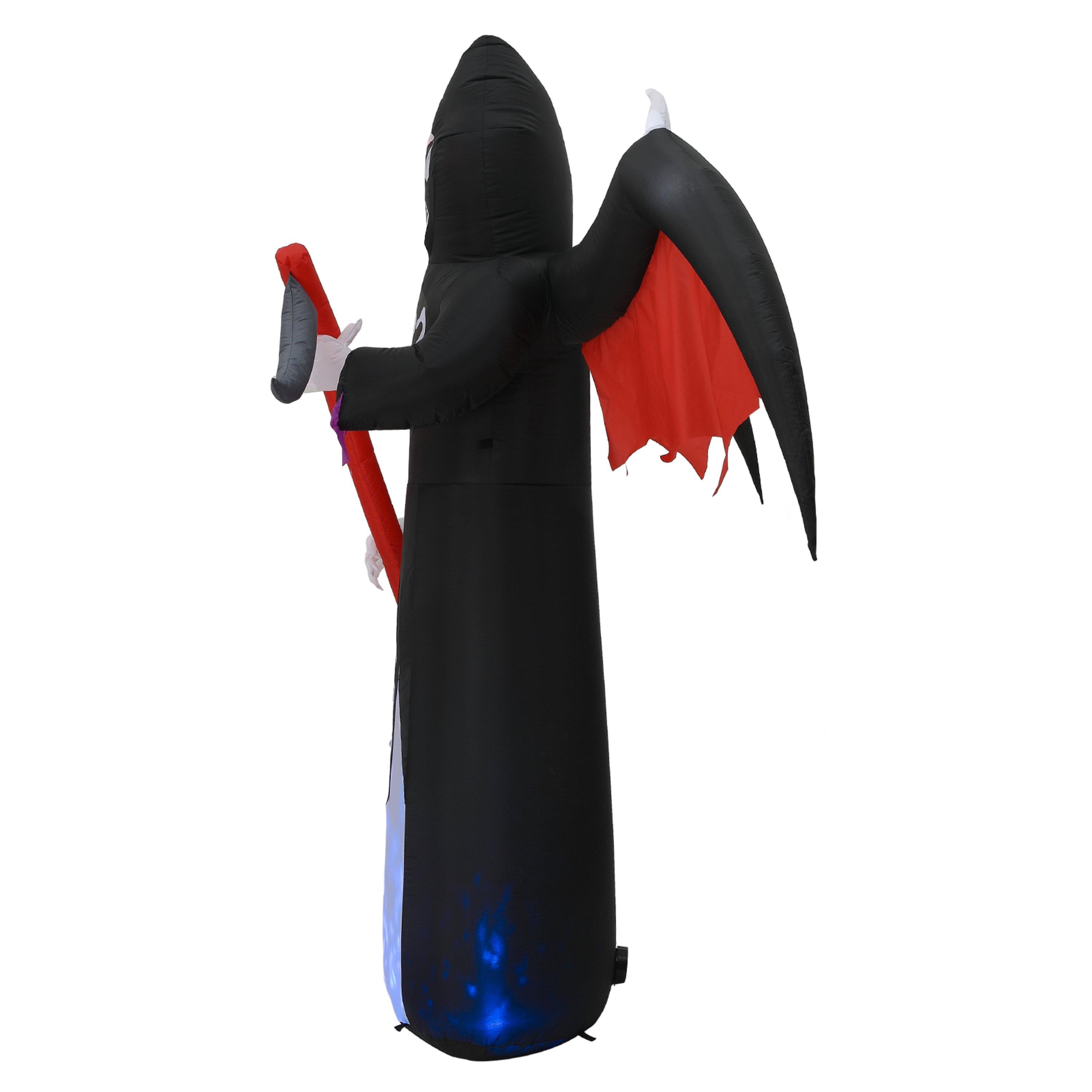 Redblack - LIFE IDEAS - 240cm Halloween Grim Reaper Inflatable - 5
