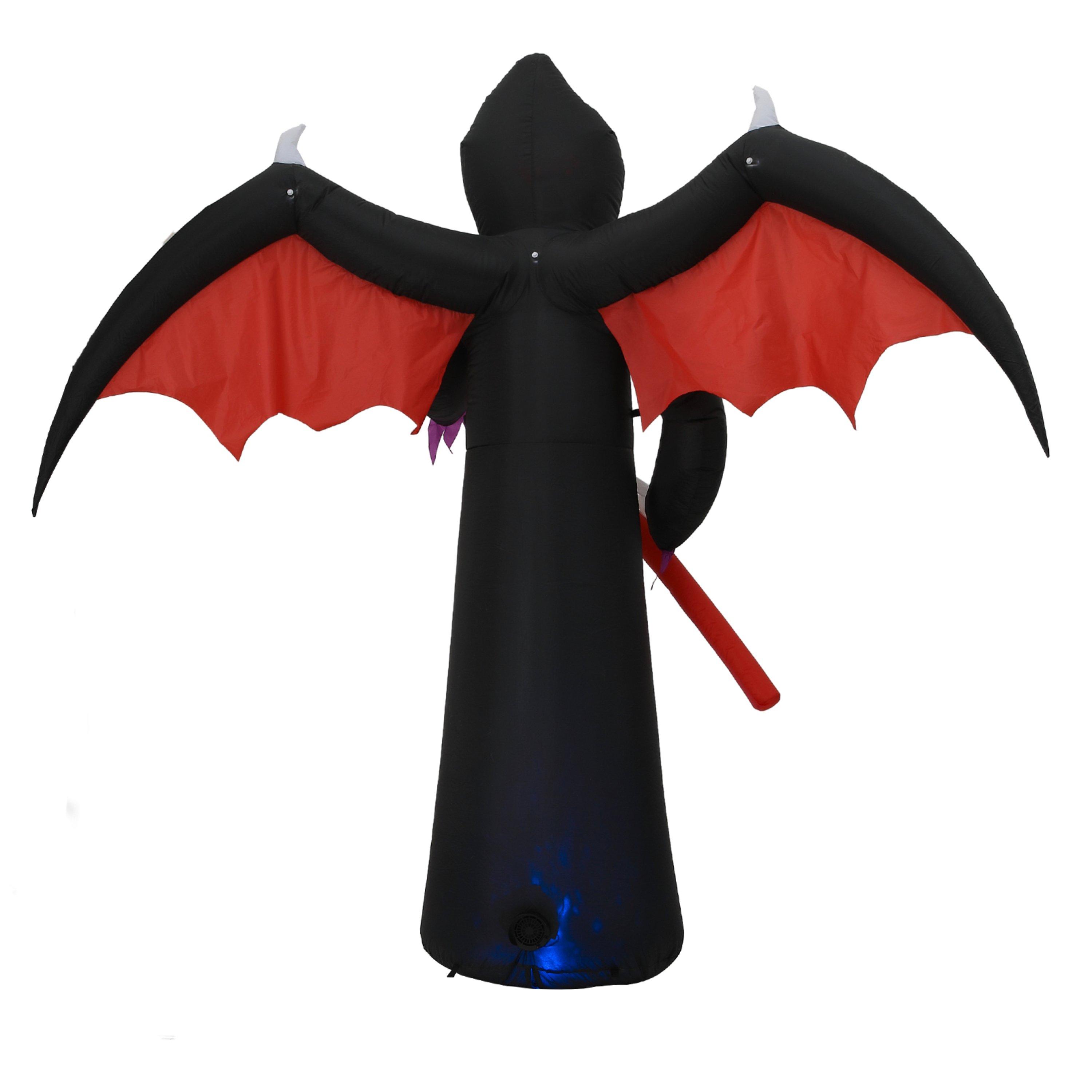 Redblack - LIFE IDEAS - 240cm Halloween Grim Reaper Inflatable - 6