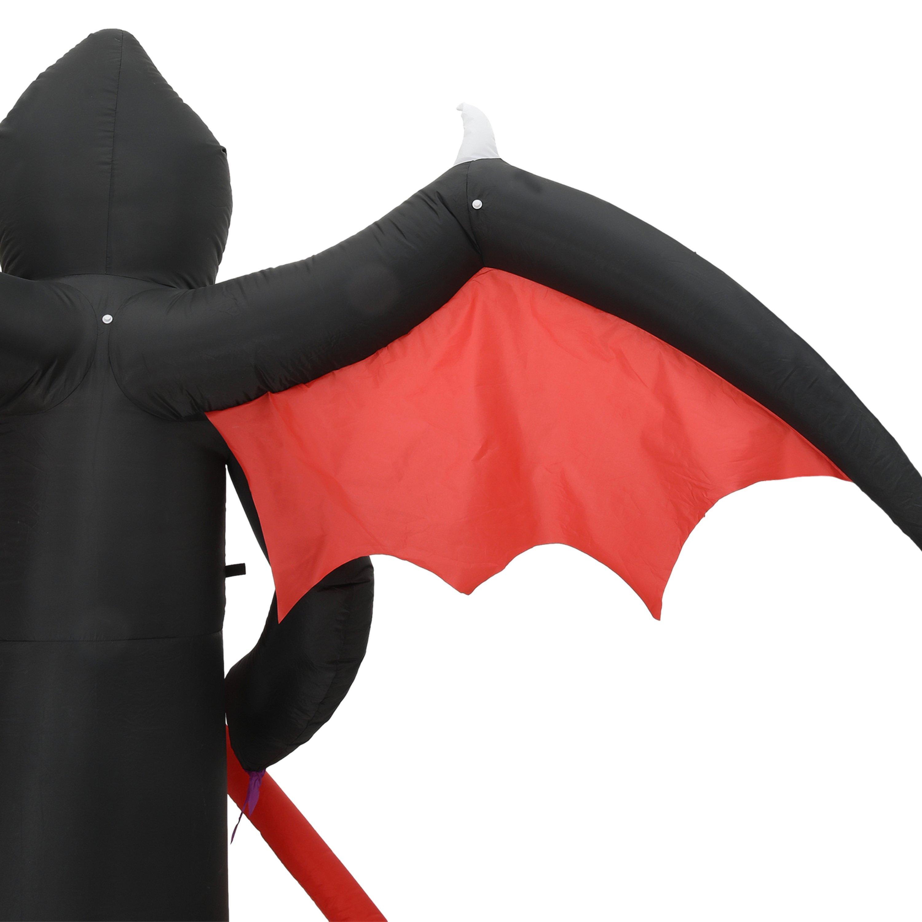Redblack - LIFE IDEAS - 240cm Halloween Grim Reaper Inflatable - 9