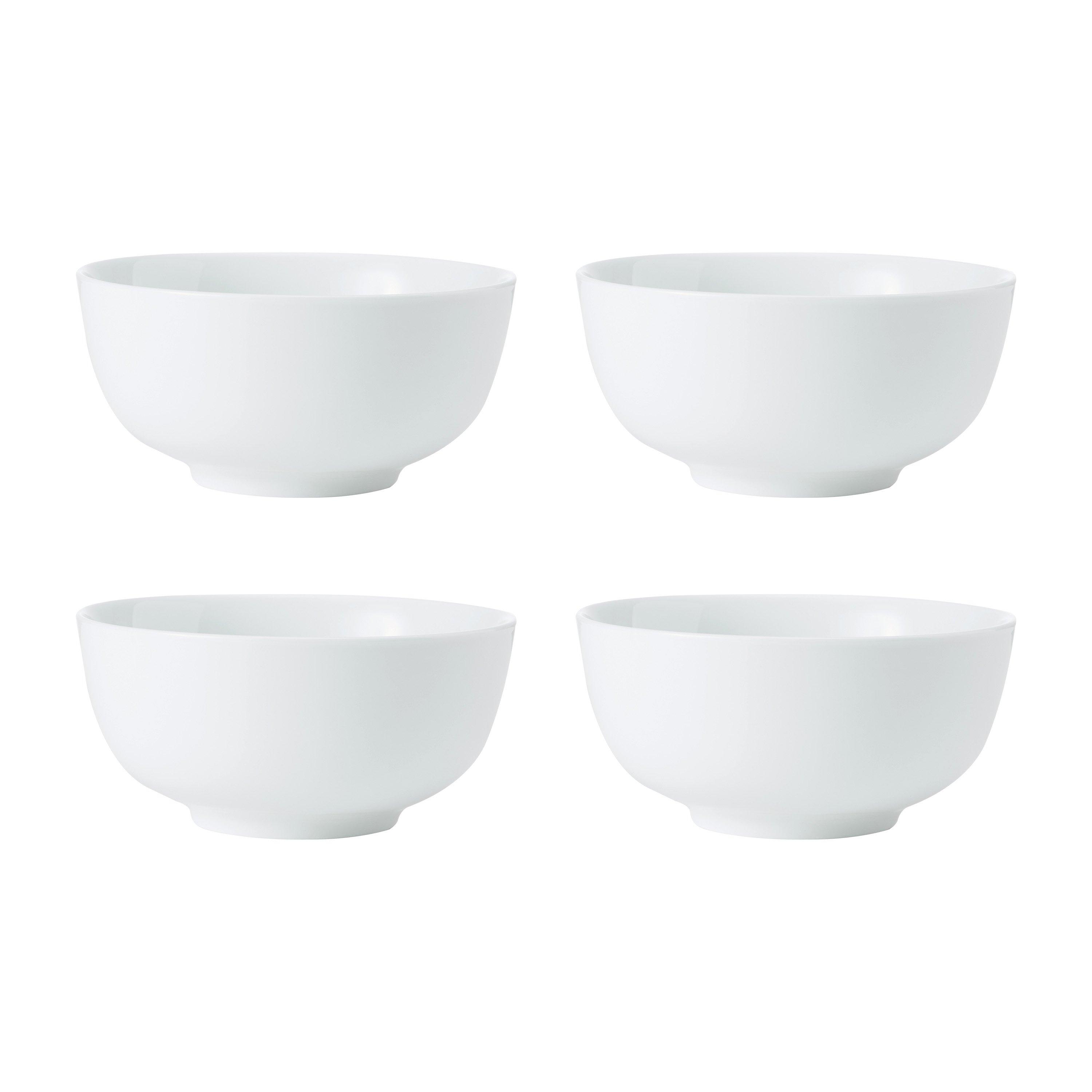 White - Mikasa - Mikasa Chalk Porcelain Cereal Bowls - 1