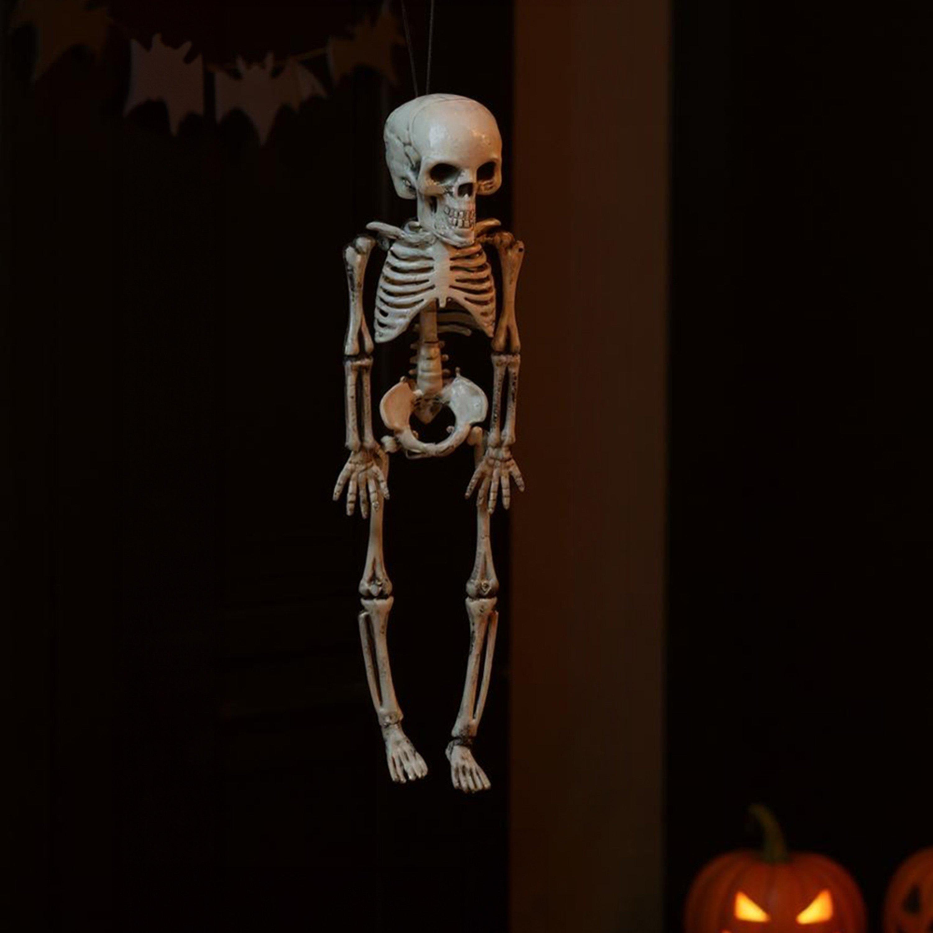 Distressed Whit - LIFE IDEAS - Realistic Posable Hanging Skeleton for Halloween - 2