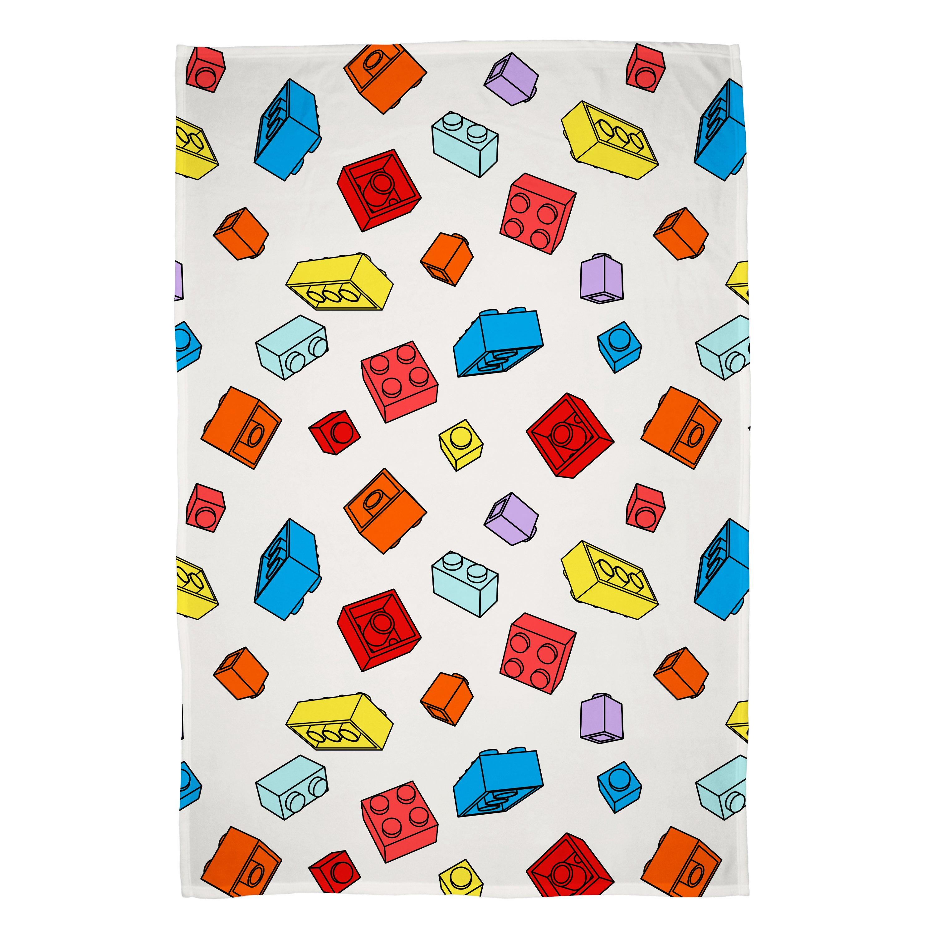 Multicolour - LEGO - Lego Colourblocked Fleece Blanket - 1