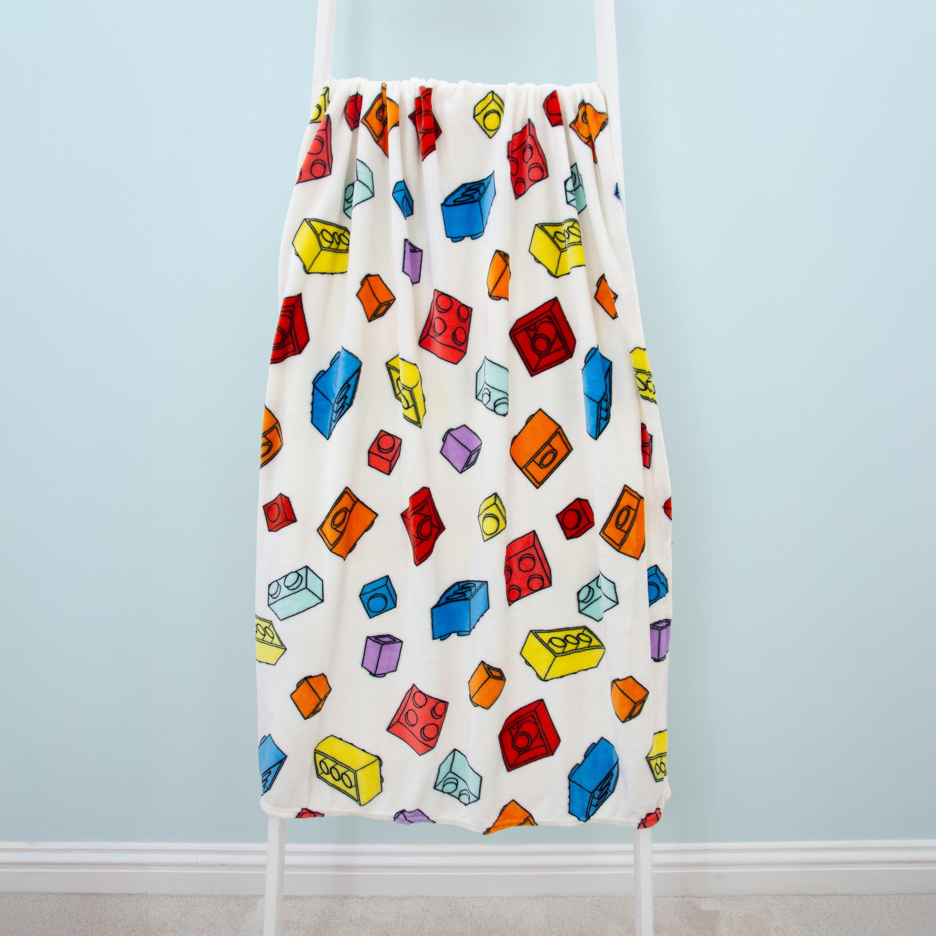 Multicolour - LEGO - Lego Colourblocked Fleece Blanket - 2