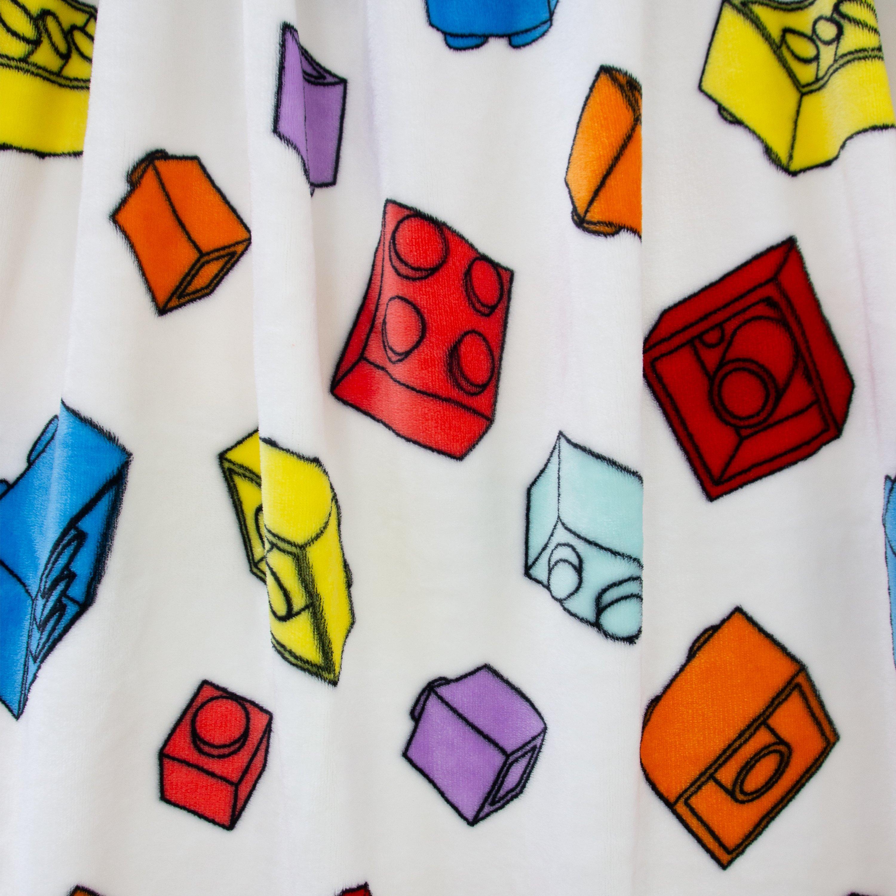 Multicolour - LEGO - Lego Colourblocked Fleece Blanket - 3