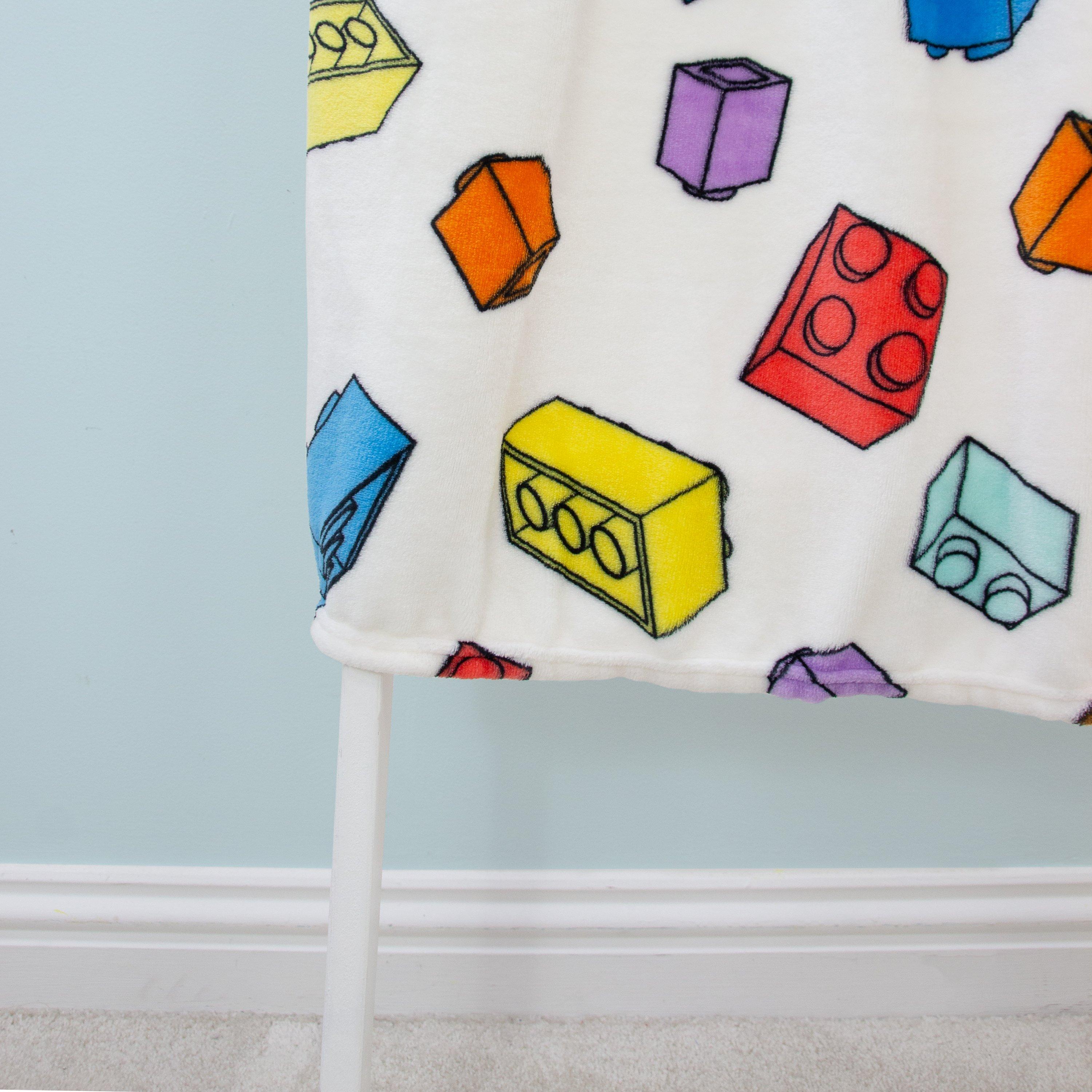 Multicolour - LEGO - Lego Colourblocked Fleece Blanket - 5