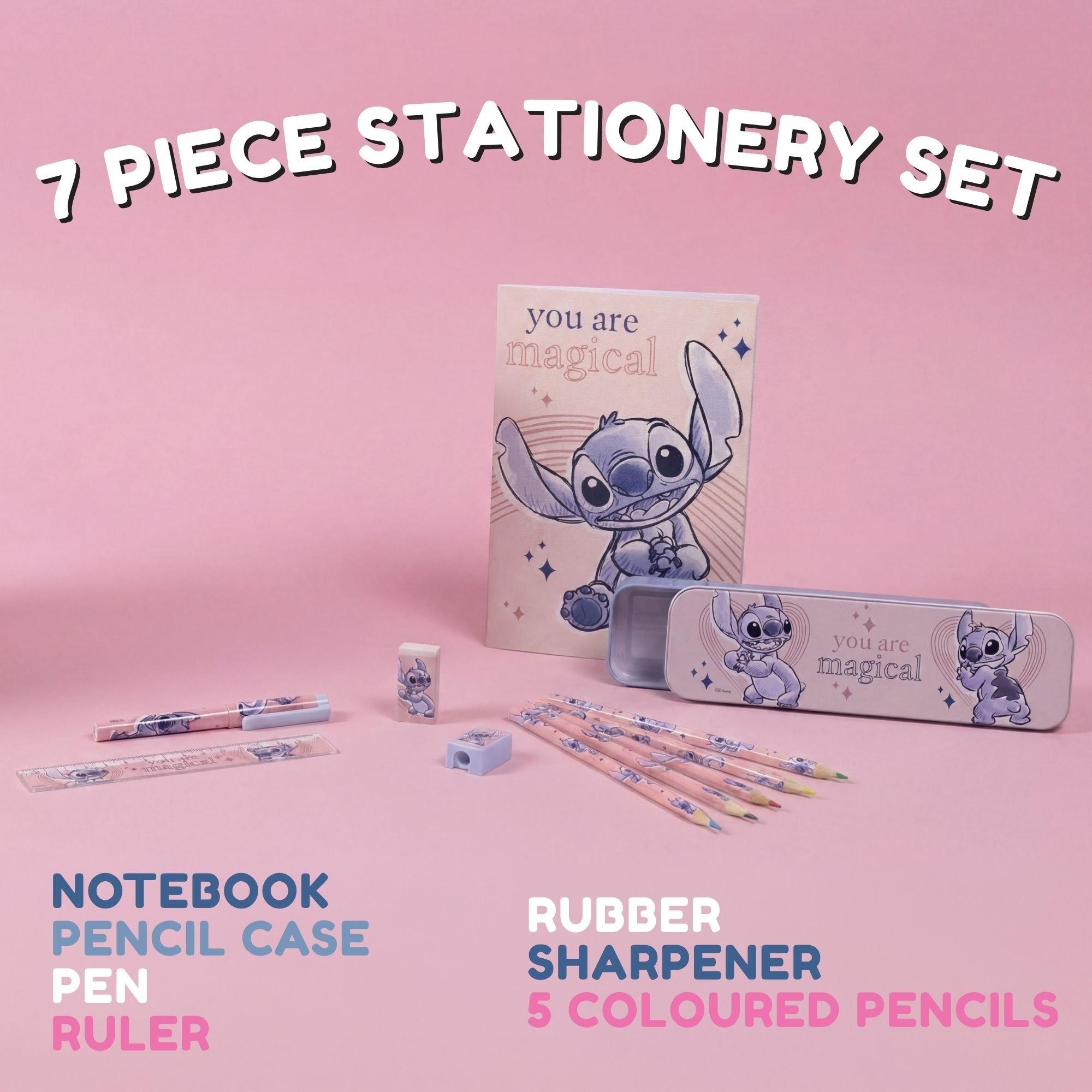 Pink - Disney Stitch - Stitch Stationery Set 11 Piece - 2