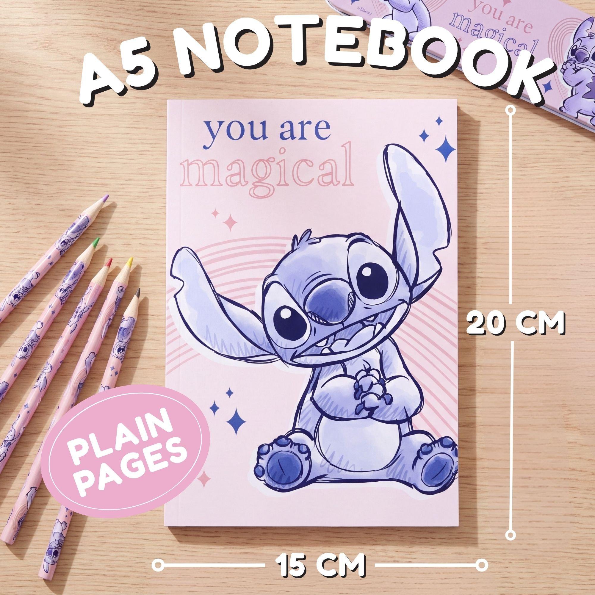 Pink - Disney Stitch - Stitch Stationery Set 11 Piece - 4