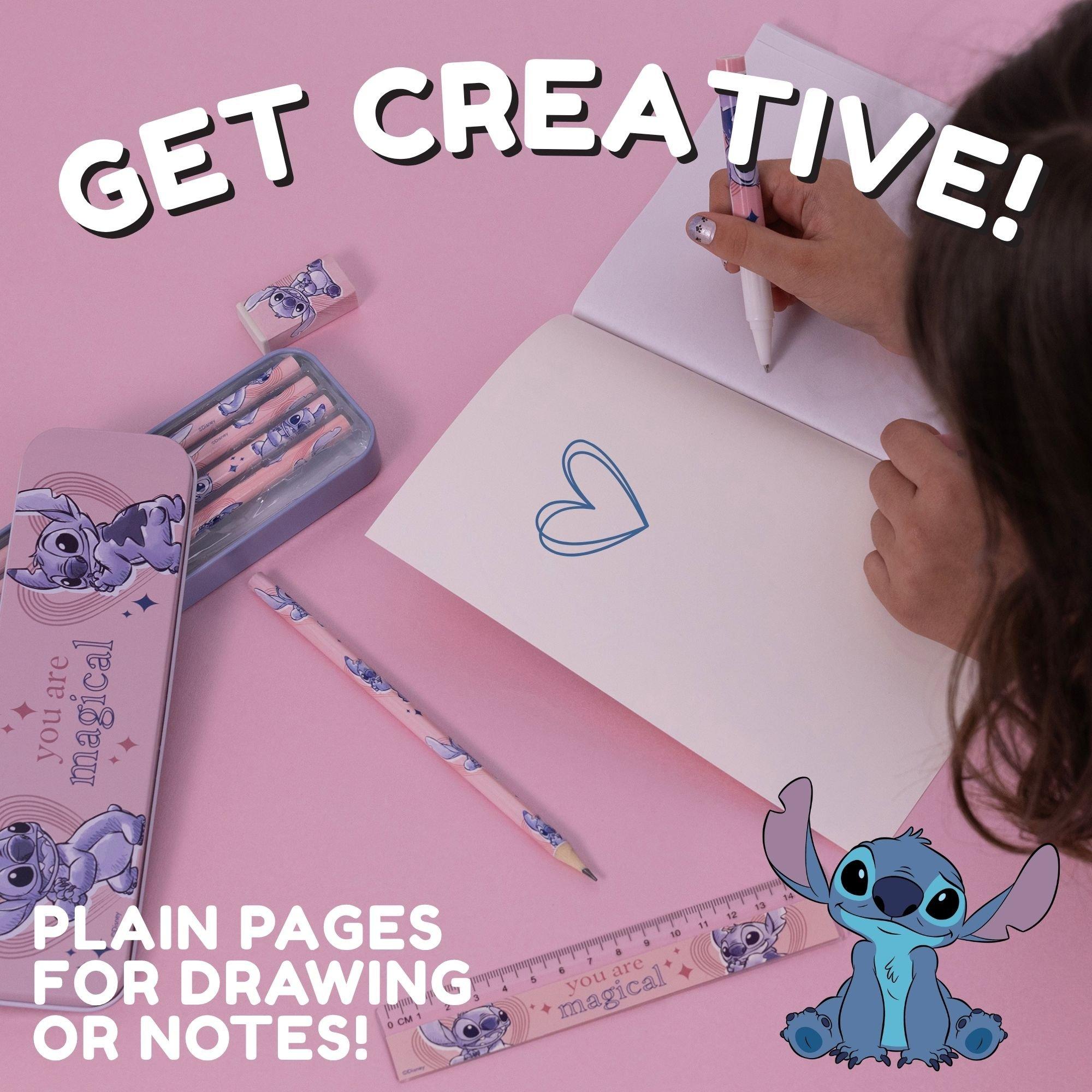 Pink - Disney Stitch - Stitch Stationery Set 11 Piece - 5