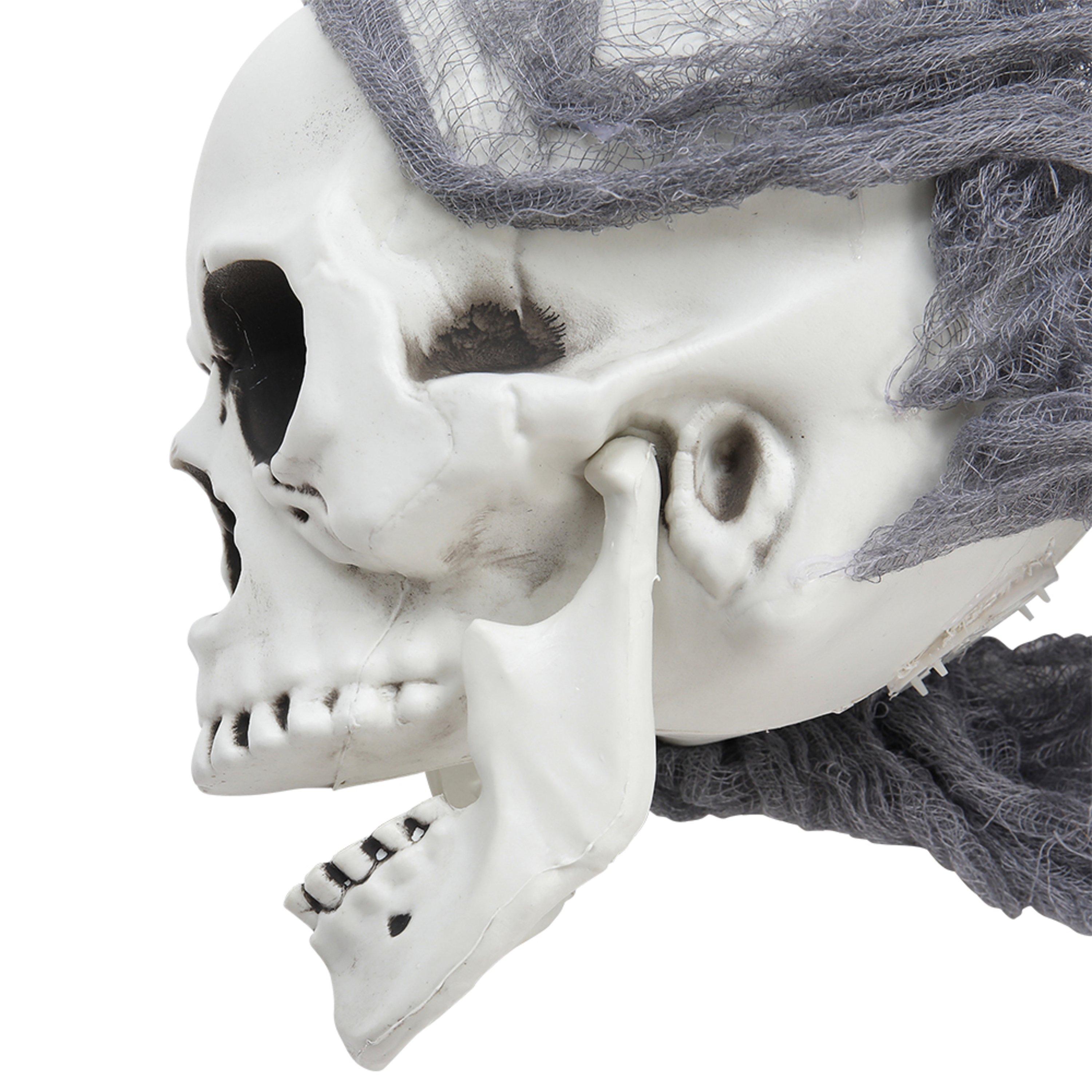 Greywhite - LIFE IDEAS - Halloween Hanging Skull with Glowing Eyes - 9