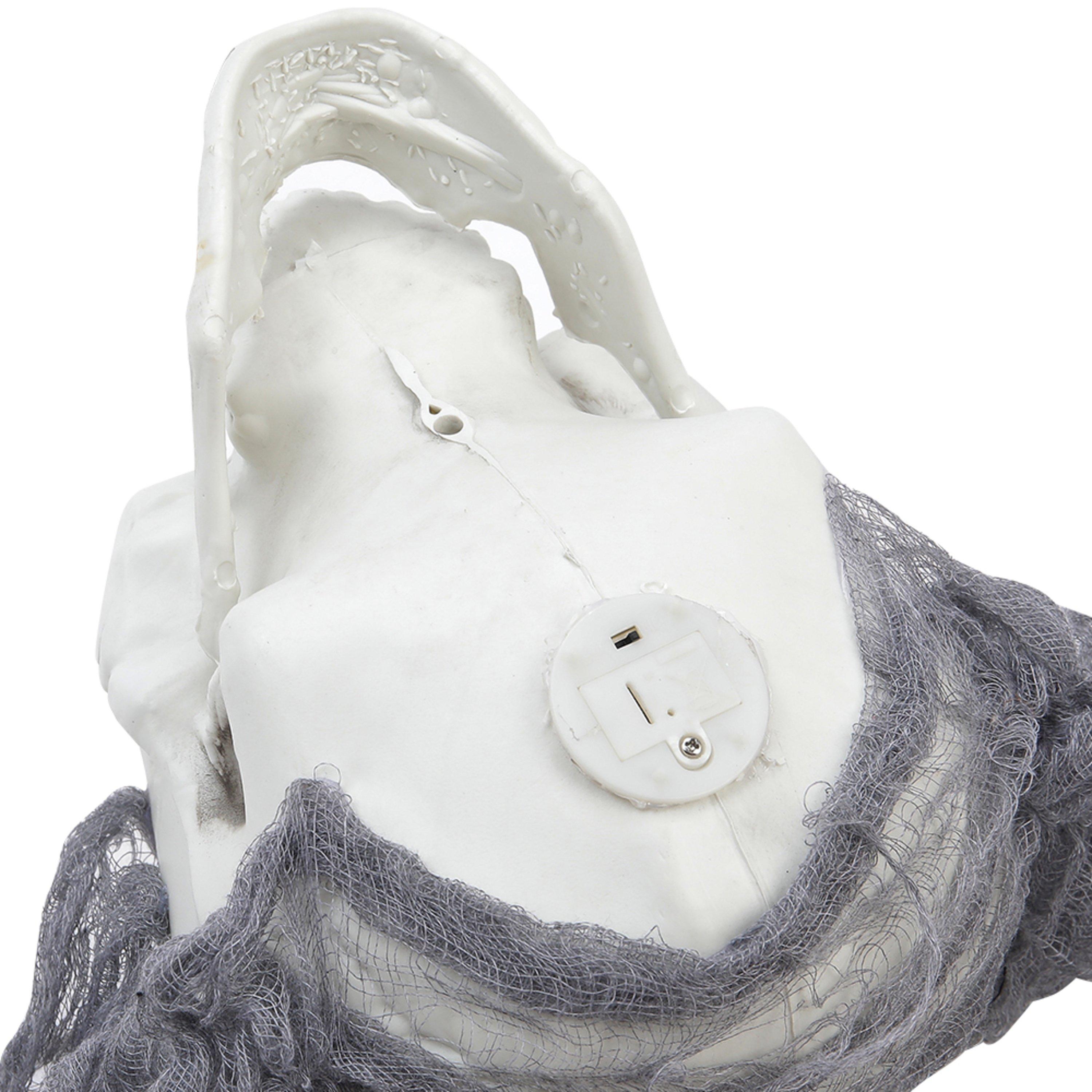 Greywhite - LIFE IDEAS - Halloween Hanging Skull with Glowing Eyes - 10