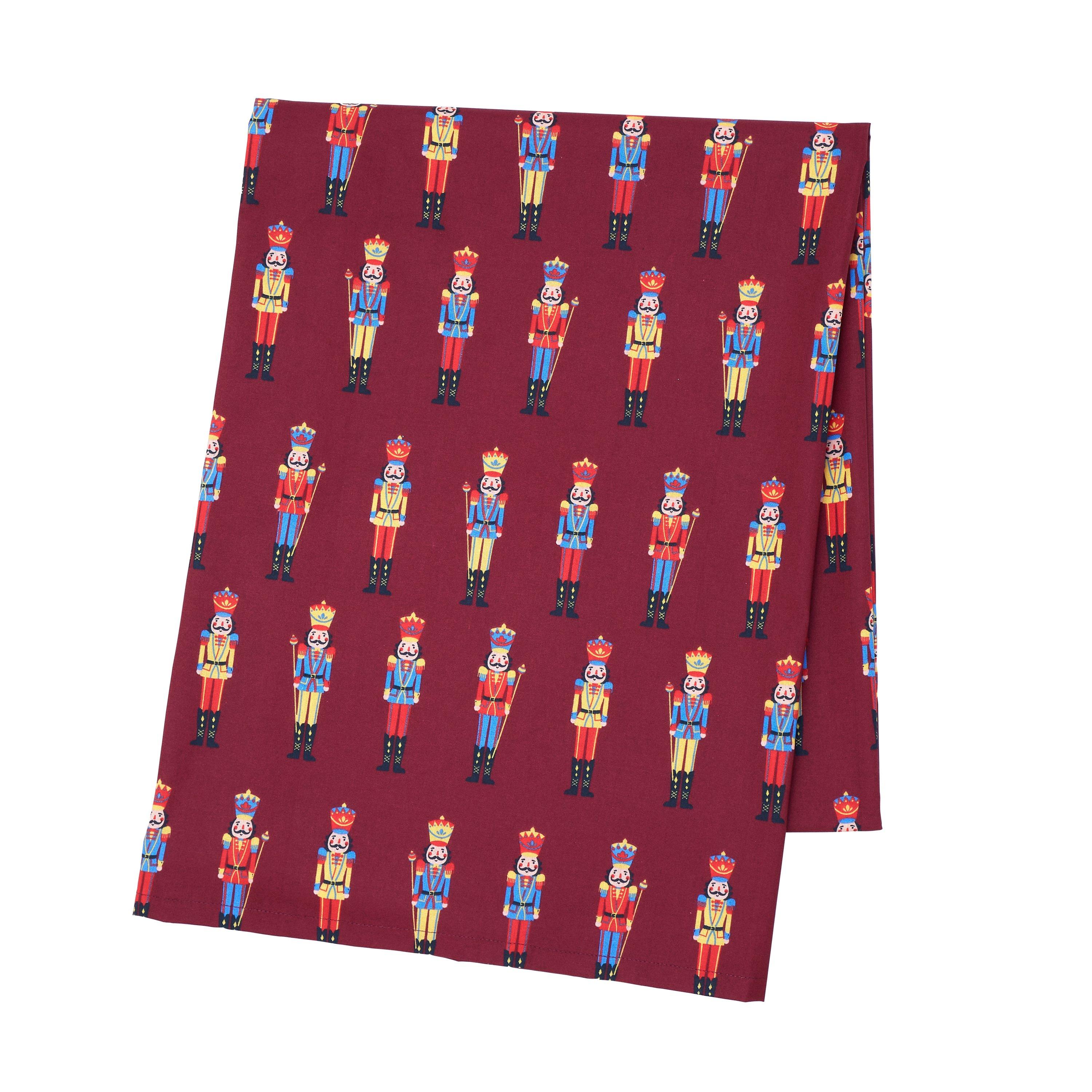 Plum - Catherine Lansfield - Christmas Nutcracker Cotton Table Cloth - 3