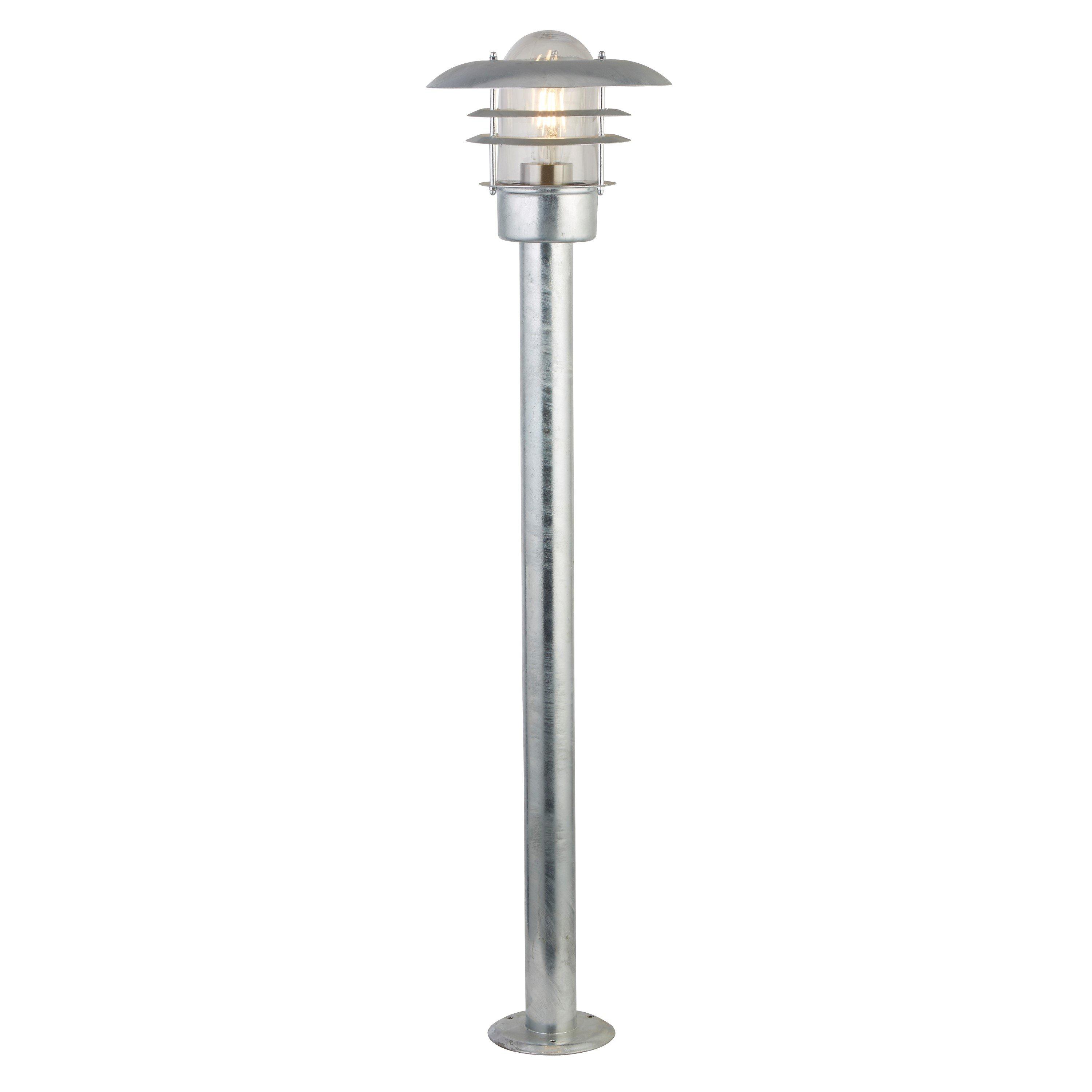 Silver And Clea - Lighting Collection - GALVANISED OUTDOOR LANTERN POST - 2