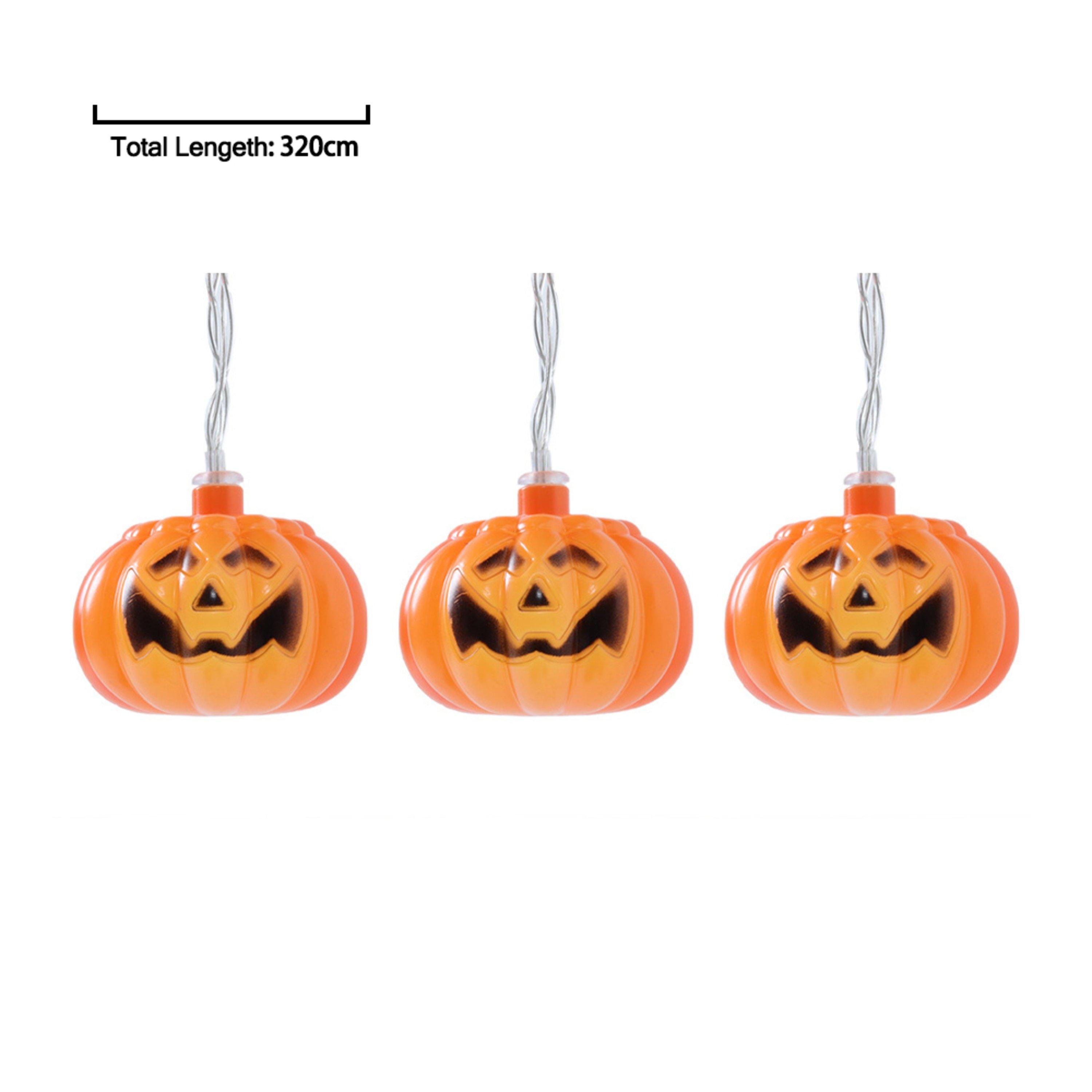 Orangewhite - LIFE IDEAS - Halloween Pumpkin LED String Lights - 2