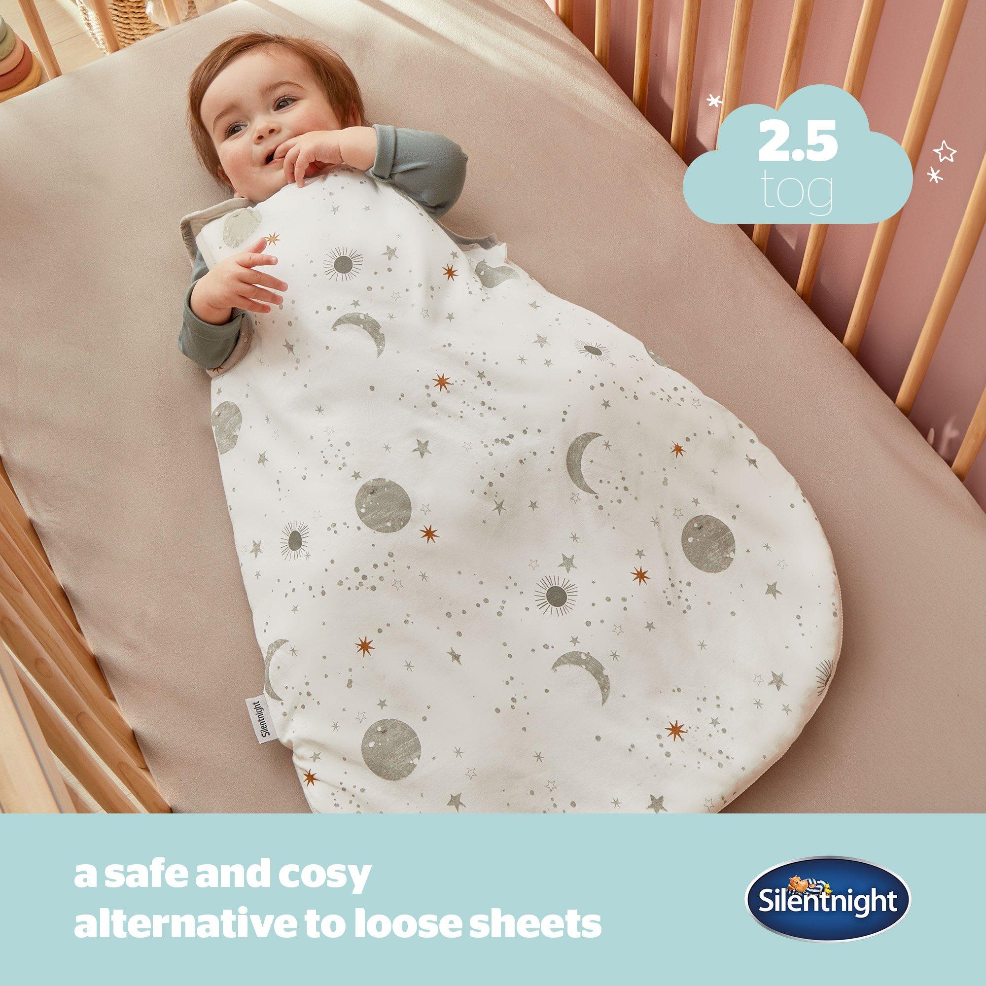 Celestial - Silentnight - Safe Nights Baby Sleeping Bag - 2.5 Tog - 2