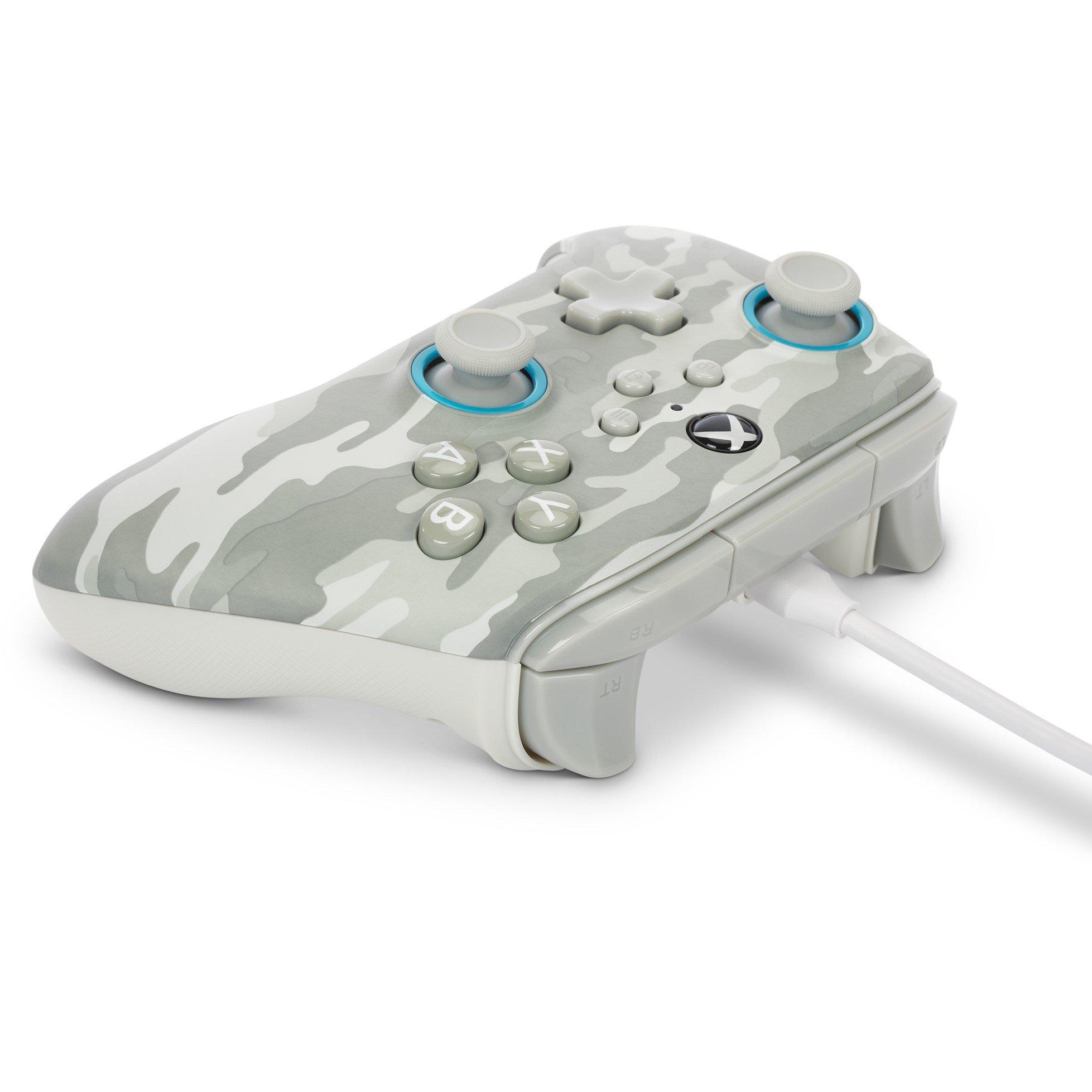 Arctic Camo - PowerA - Advantage Wired Controller for Xbox Series X|S - Arctic Camo - 6