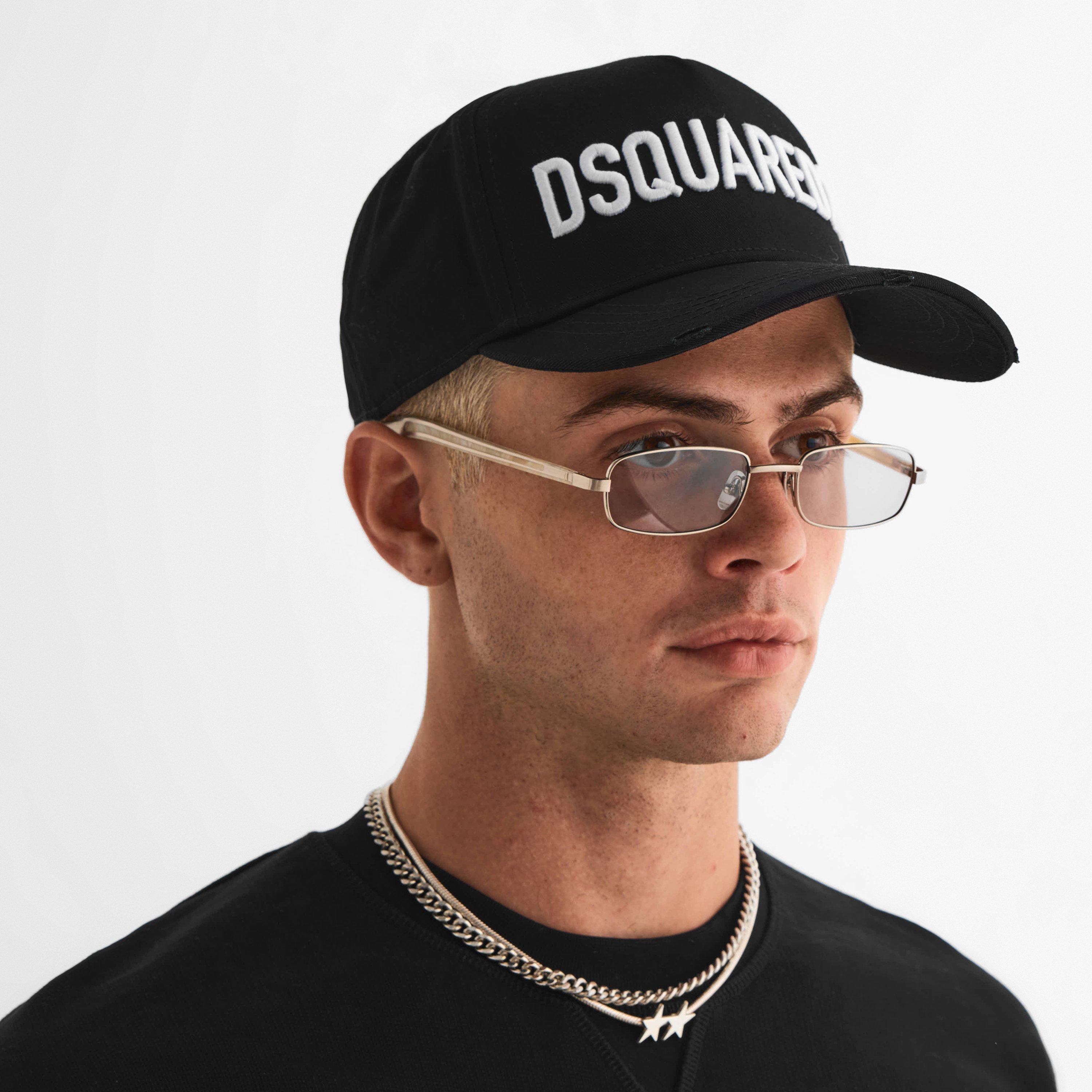 Black/White - DSquared2 - DSQ LG Baseball Cap Sn64 - 3