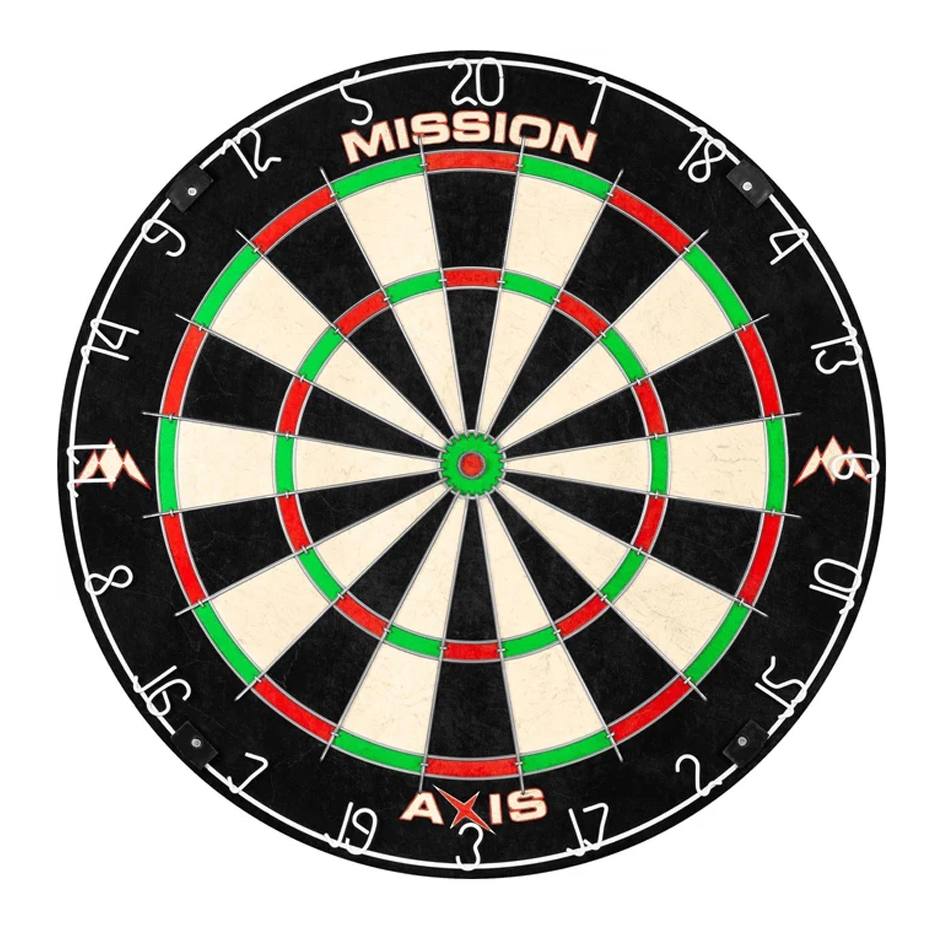 Black - Mission Darts - Mission AXIS Dartboard Set - 2