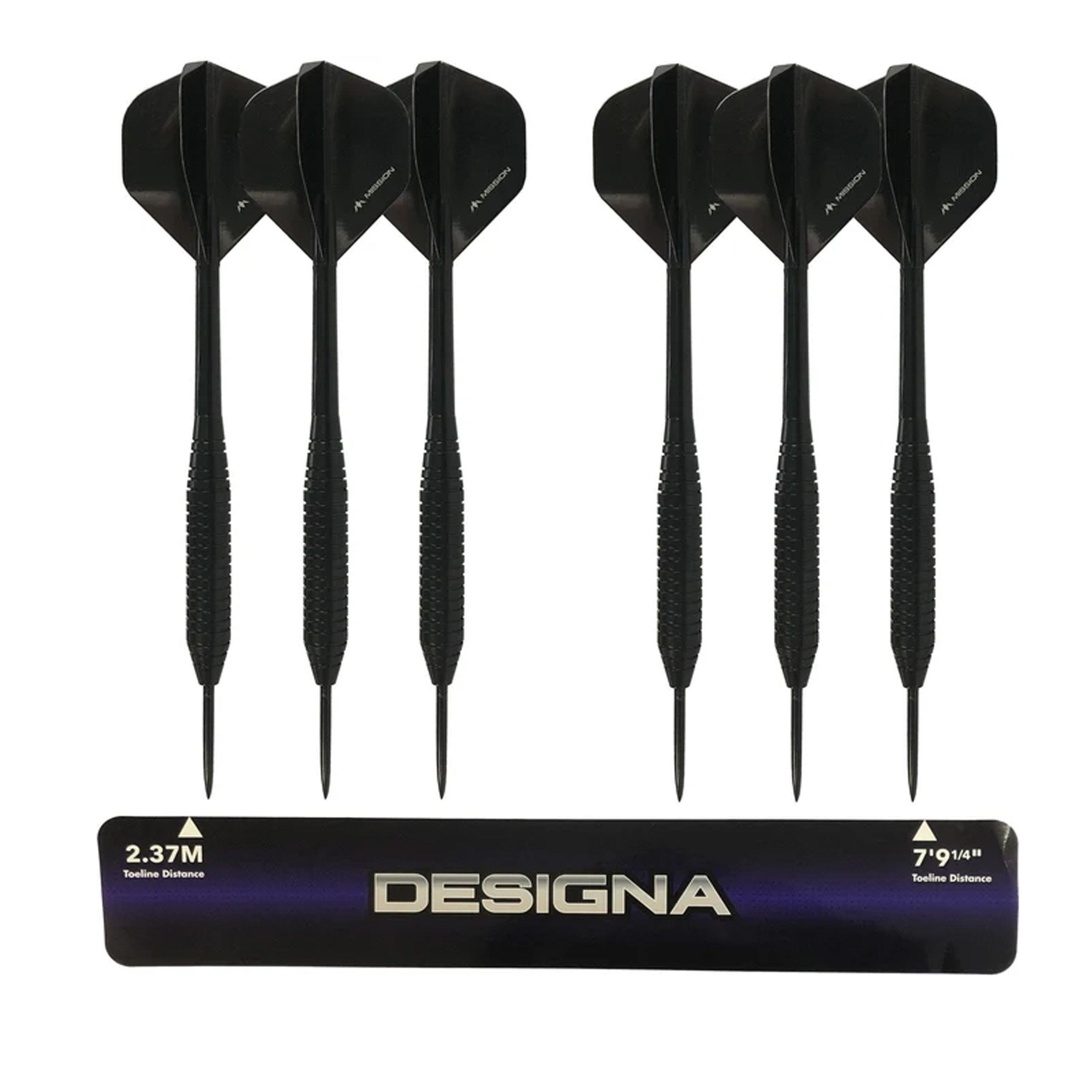 Black - Mission Darts - Mission AXIS Dartboard Set - 4