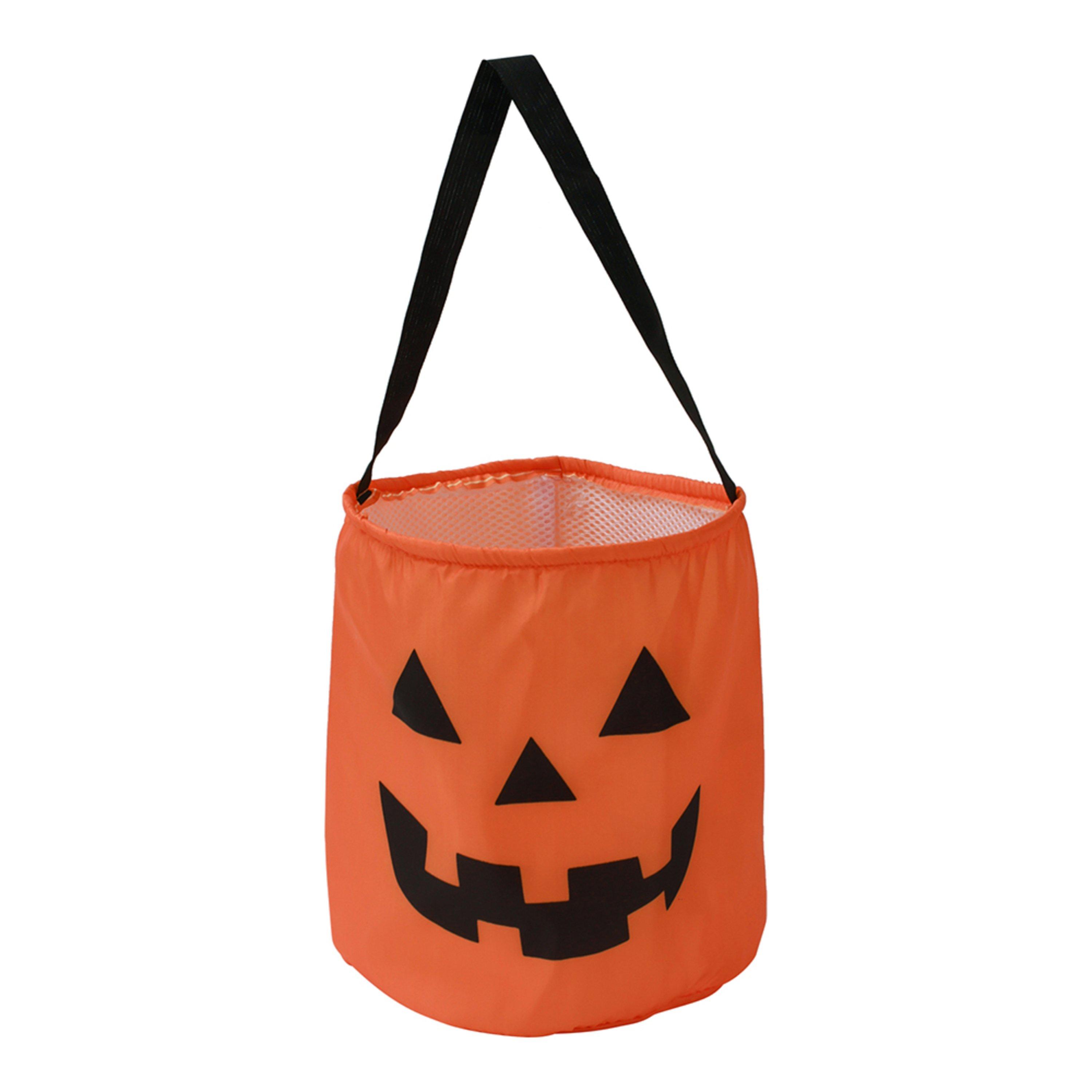 Orange - LIFE IDEAS - Halloween Pumpkin Trick or Treat Candy Bag - 3
