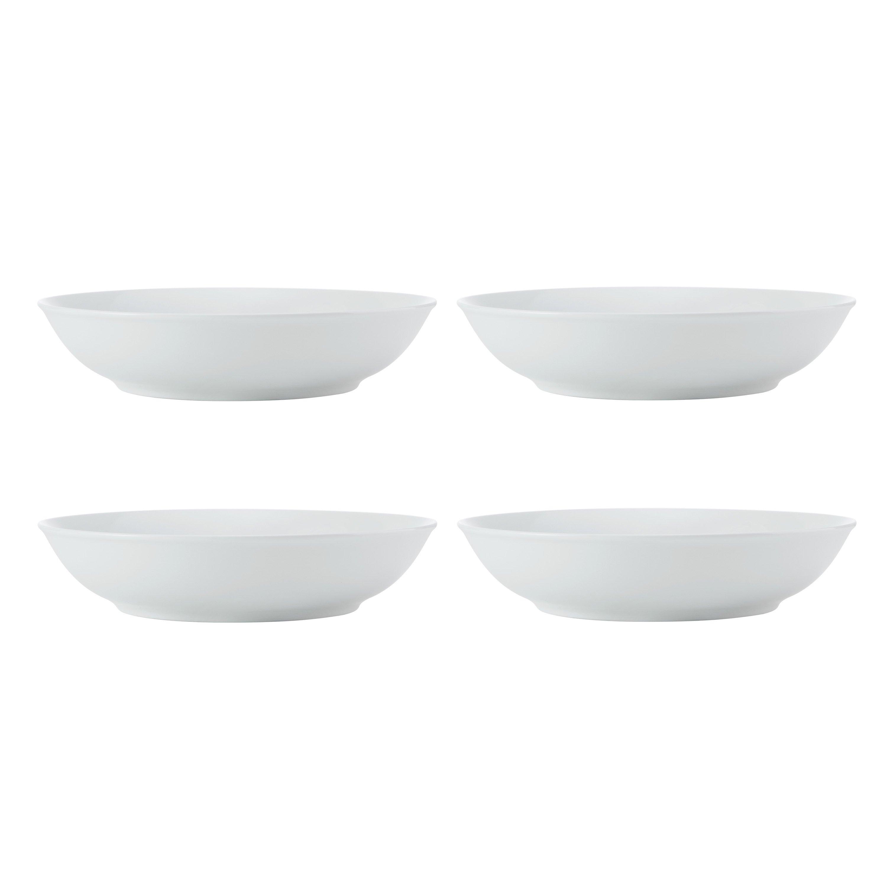 Mikasa  Chalk Porcelain Pasta Bowls - White - 23cm