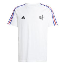 adidas France Essentials 3 Stripes T Shirt Mens