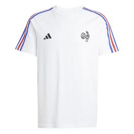 adidas France Essentials 3-Stripes T-Shirt Mens