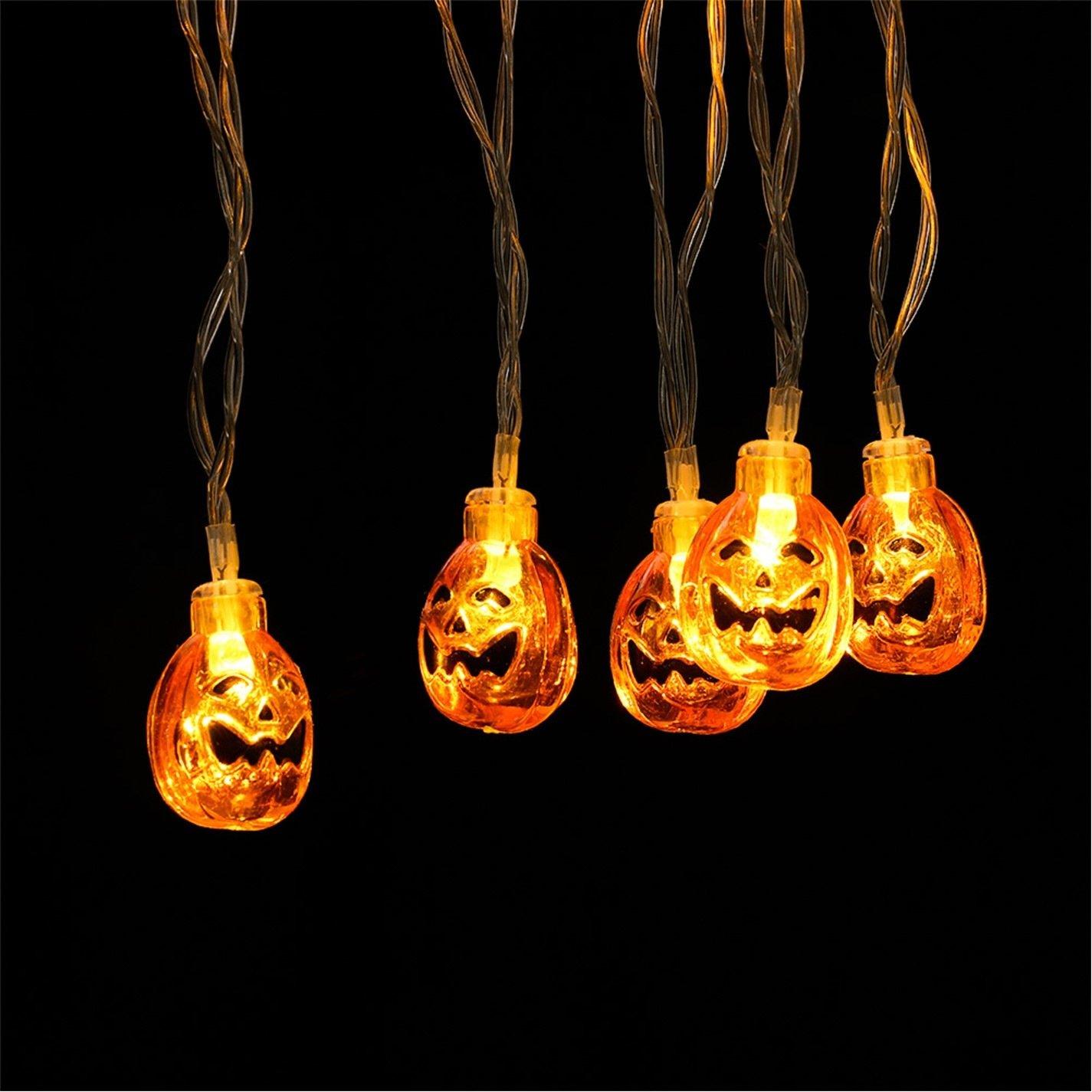 Orangewhite - LIFE IDEAS - Decorative Pumpkin LED String Light - 2