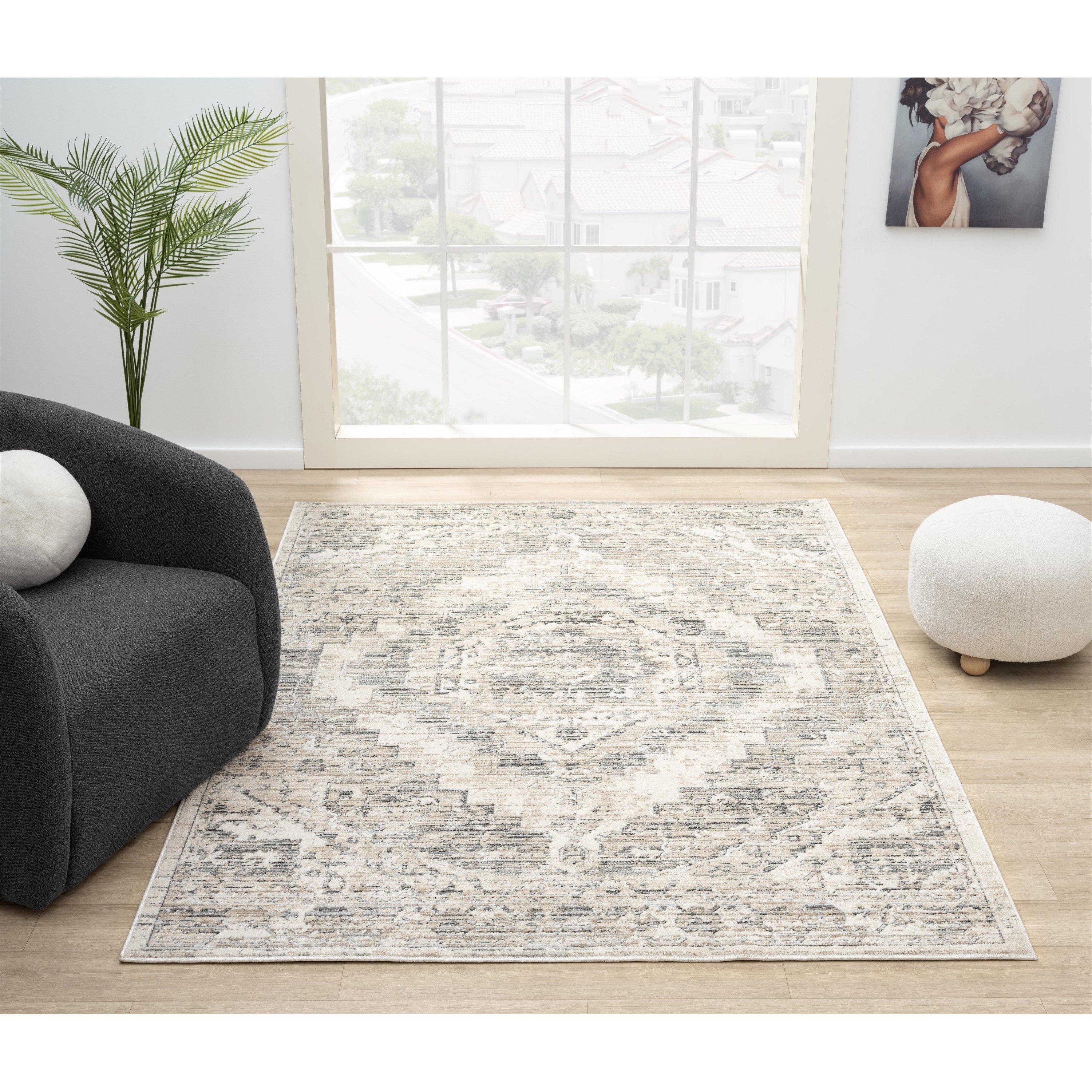 Ultimate Rug  Nova Traditional Loki - Cream - 60x100cm