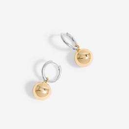 Jon Richard Two Tone Orb Earrings
