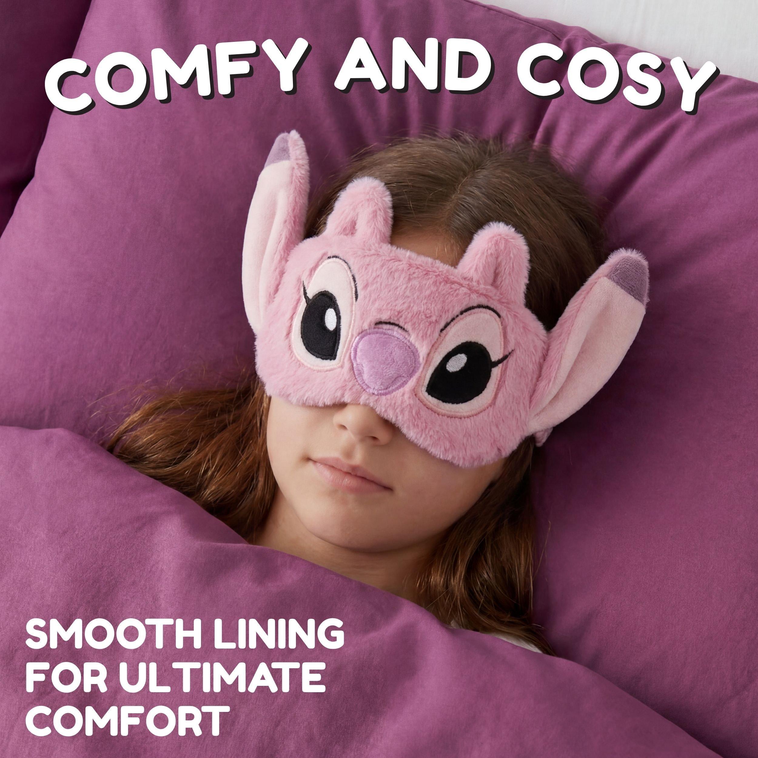Pink - Disney Stitch - Angel Sleep Eye Mask - 2
