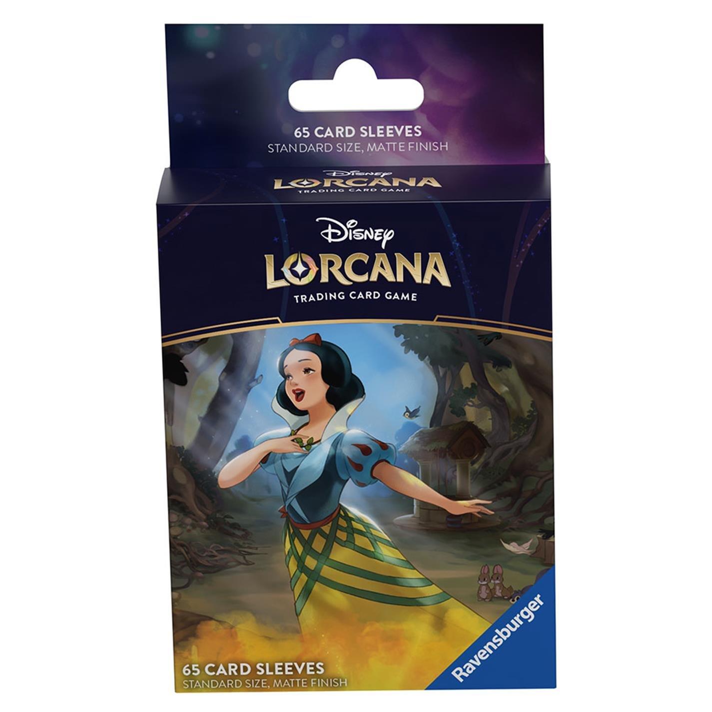 Disney Lorcana Set 4 Card Sleeve Pack Snow White