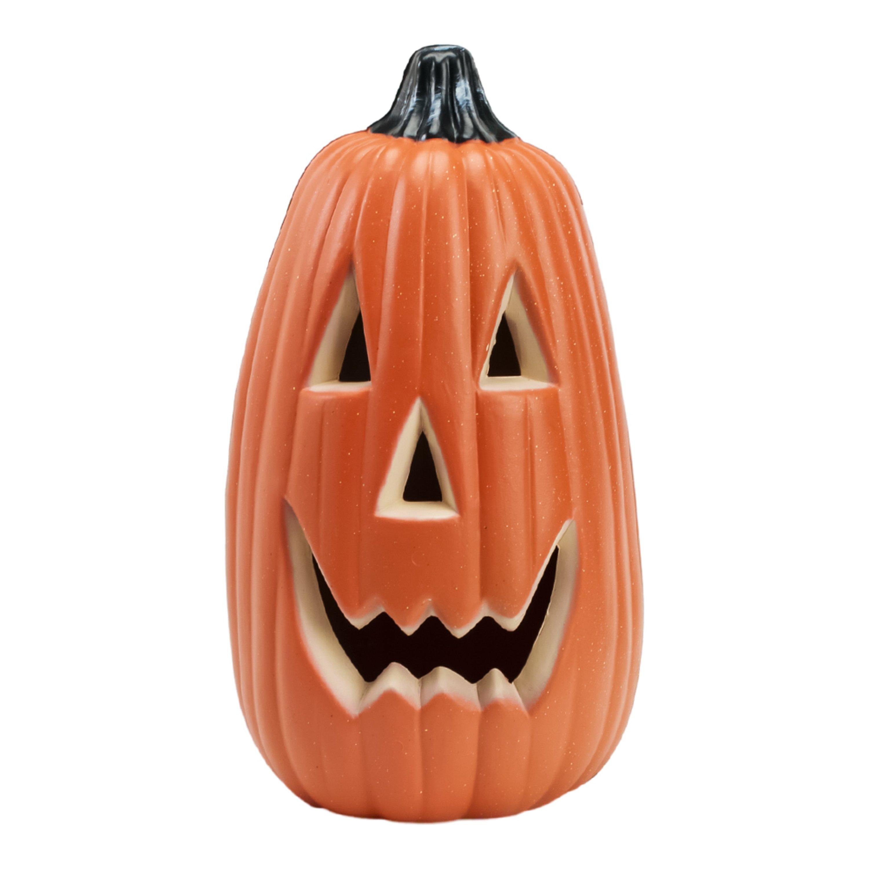 Orange - LIFE IDEAS - Halloween LED Pumpkin Lantern Battery Operated - 3