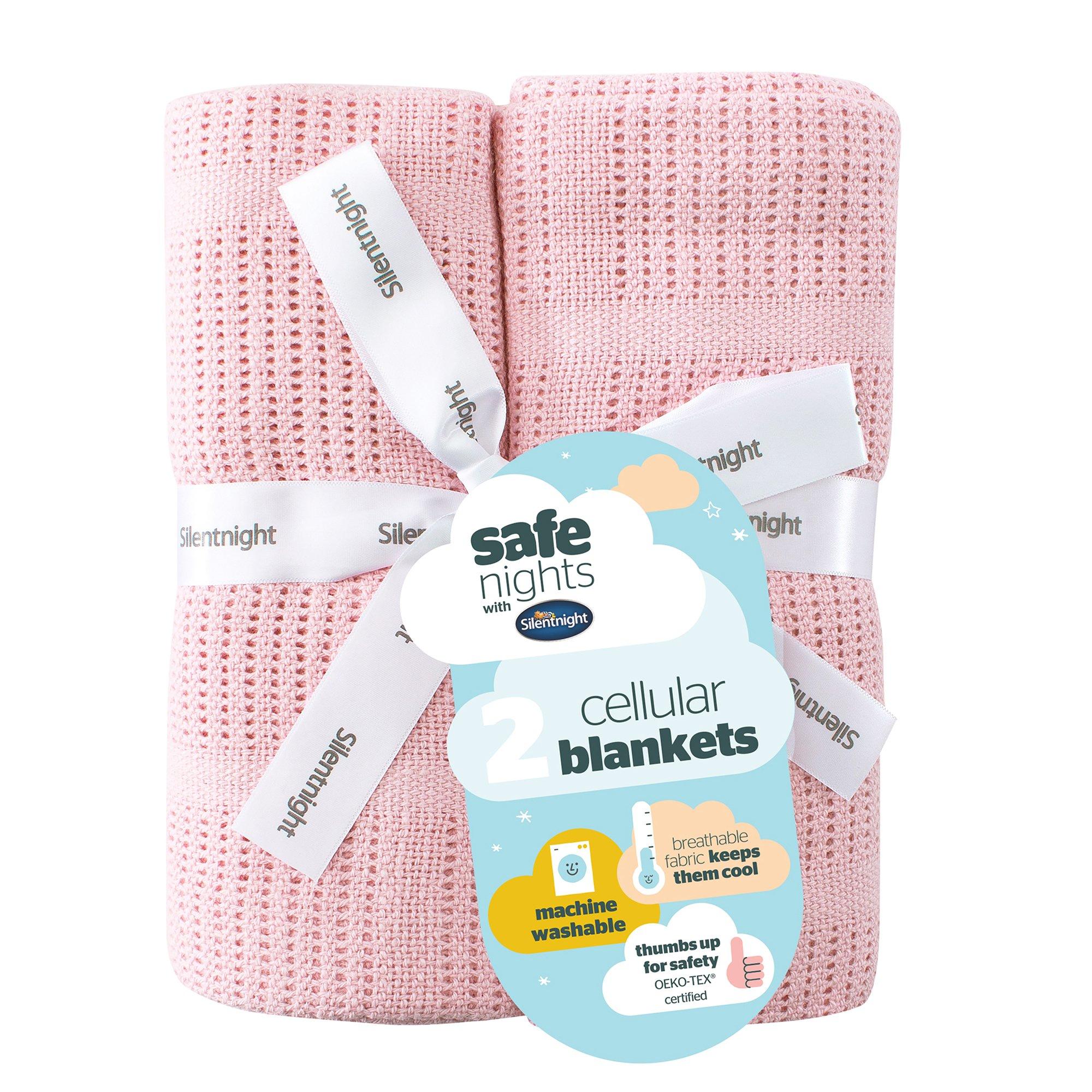 Safe Nights Cellular Blanket - 2 Pack