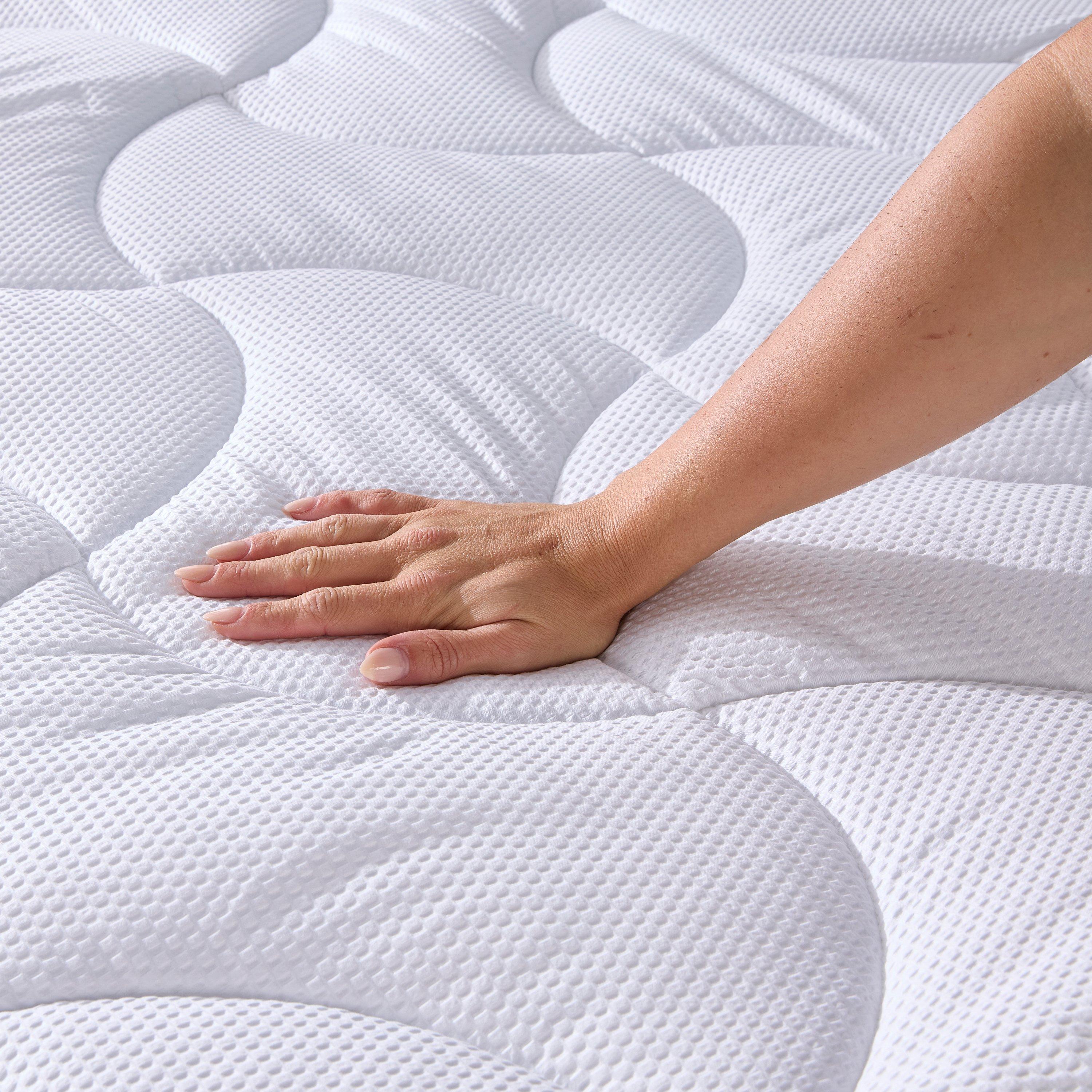 White - Downland - Luxury Waffle Topper - 4