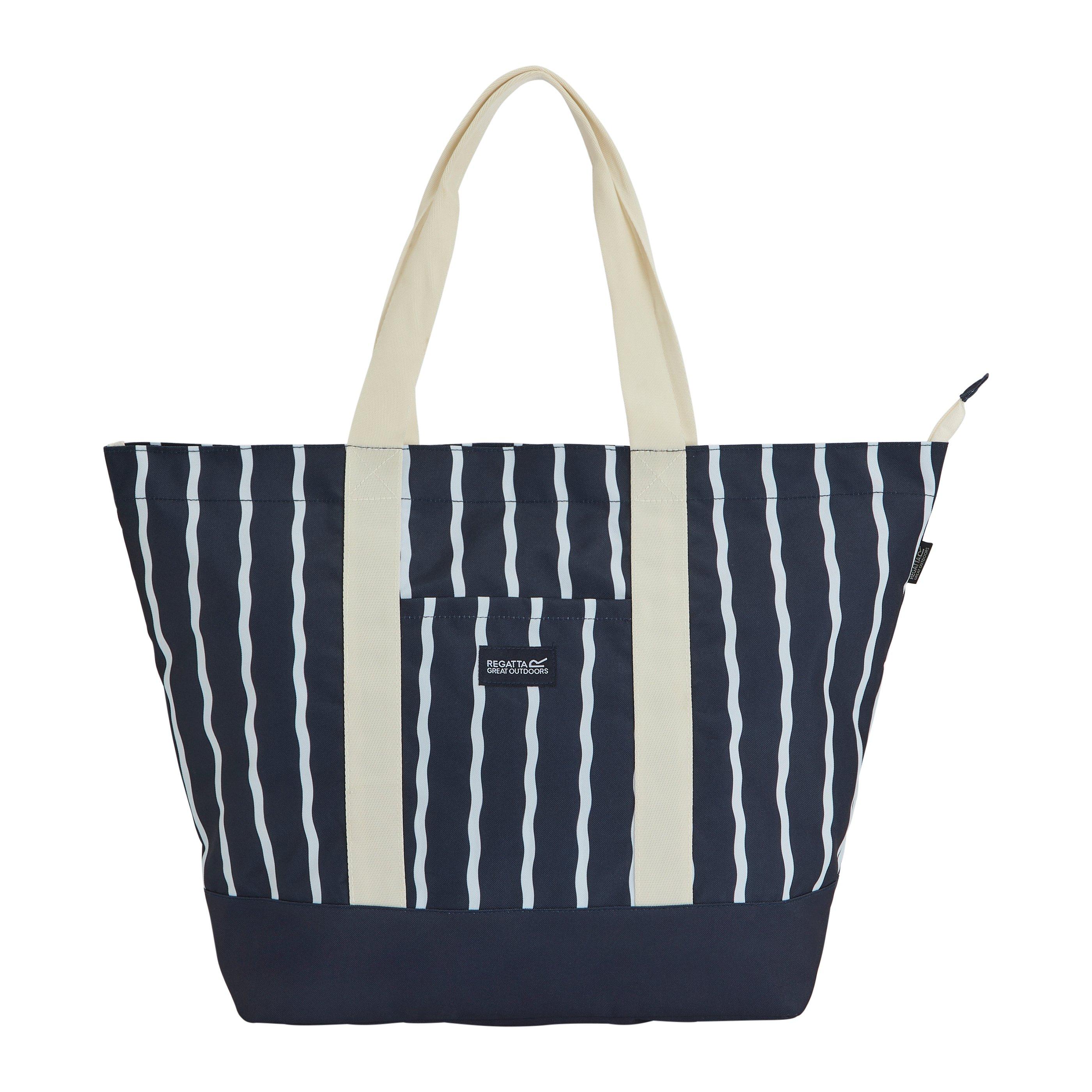 Regatta  Boulder Water-Repellent Beach Bag - Navywhitestr
