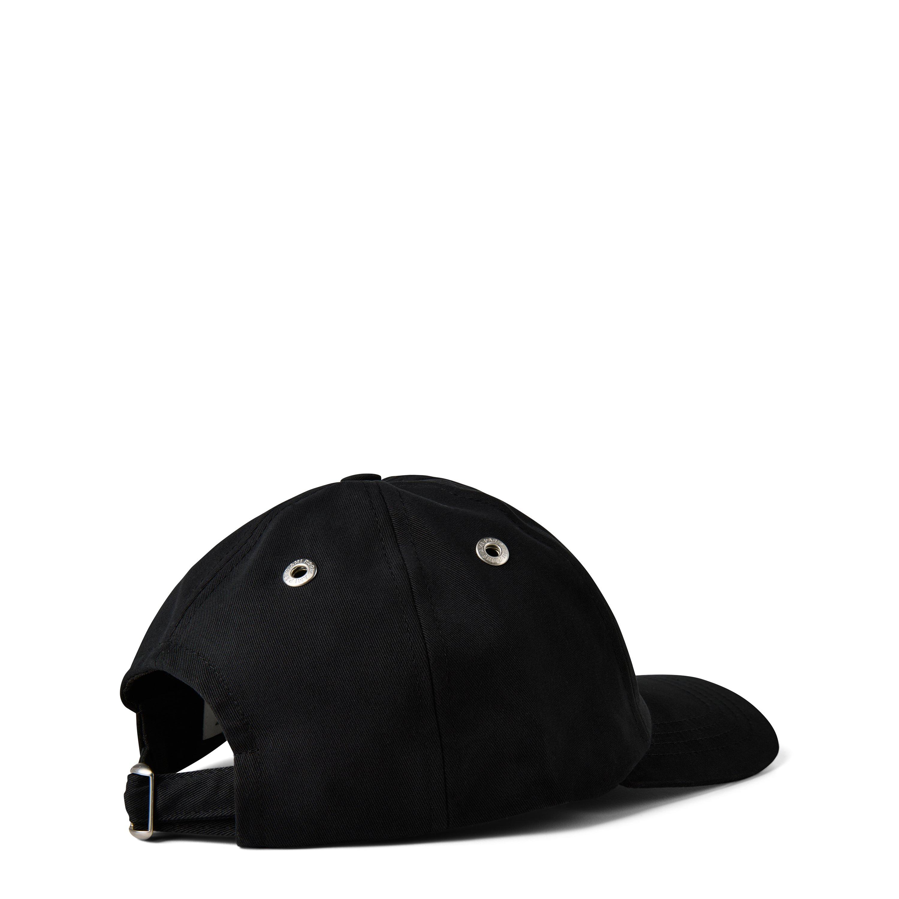 BLACK/001 - Ami Paris - Adc Embroidery Cap - 3