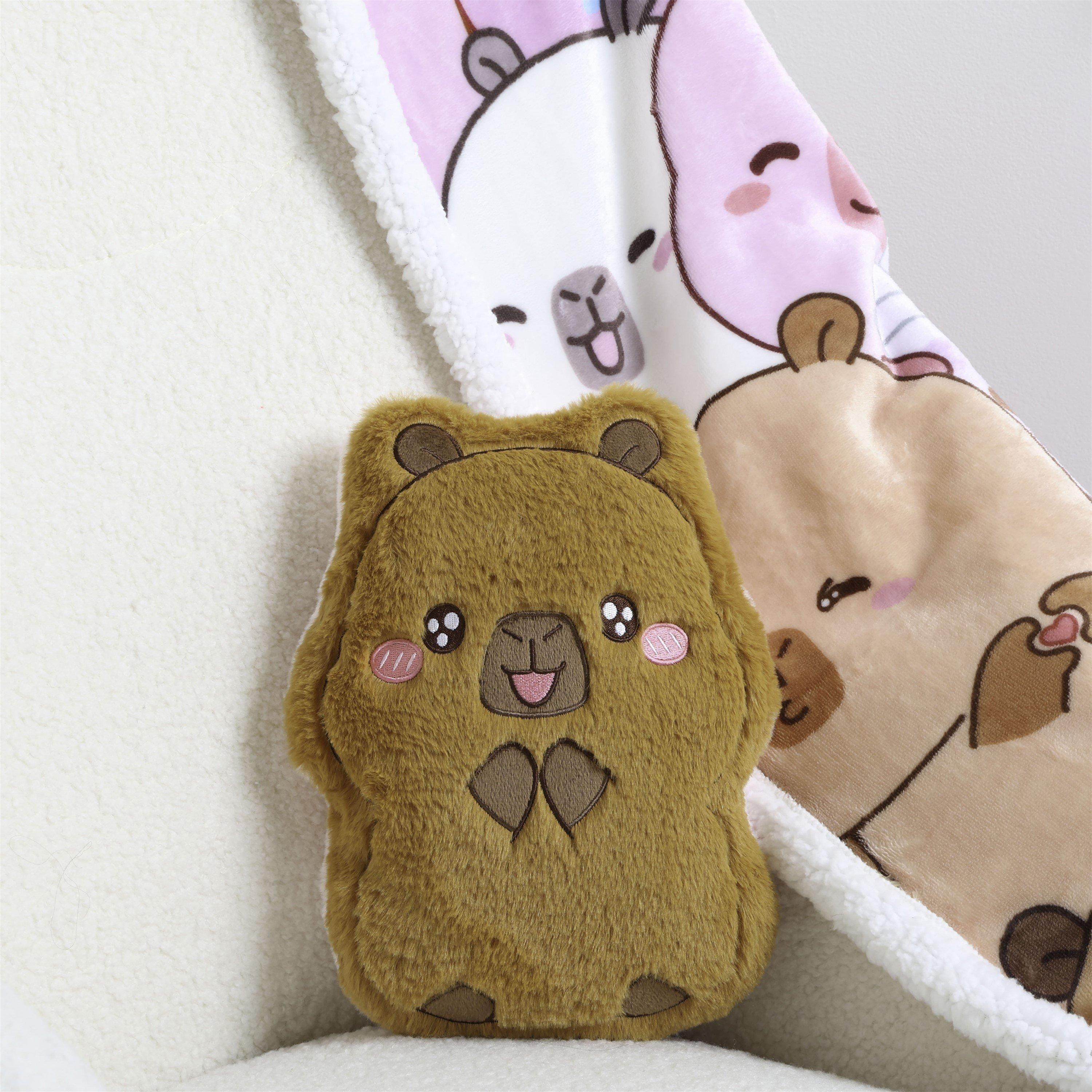 Multicolour - Character - Capyfun Plum Shaped Cushion OSFA - 5