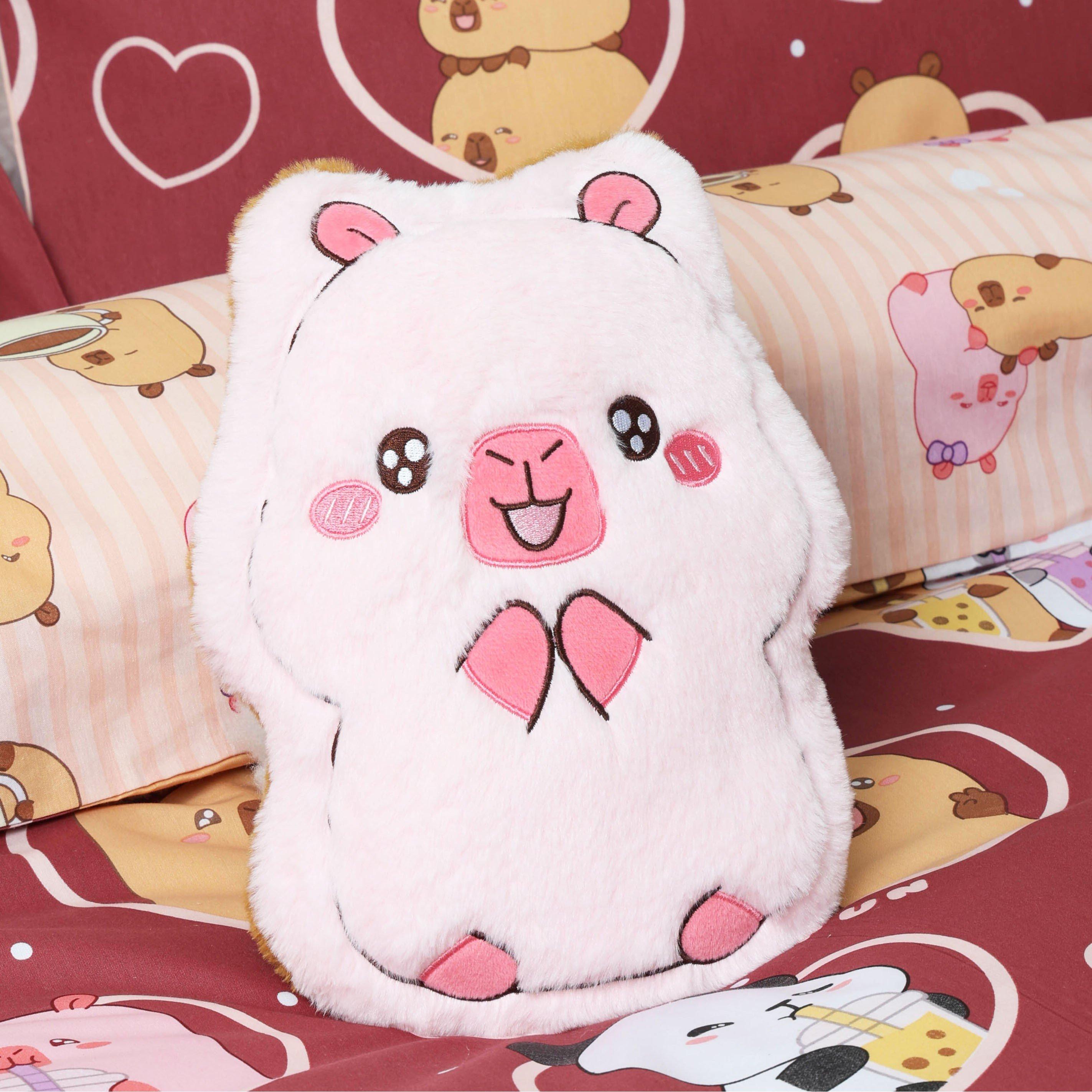Multicolour - Character - Capyfun Plum Shaped Cushion OSFA - 6