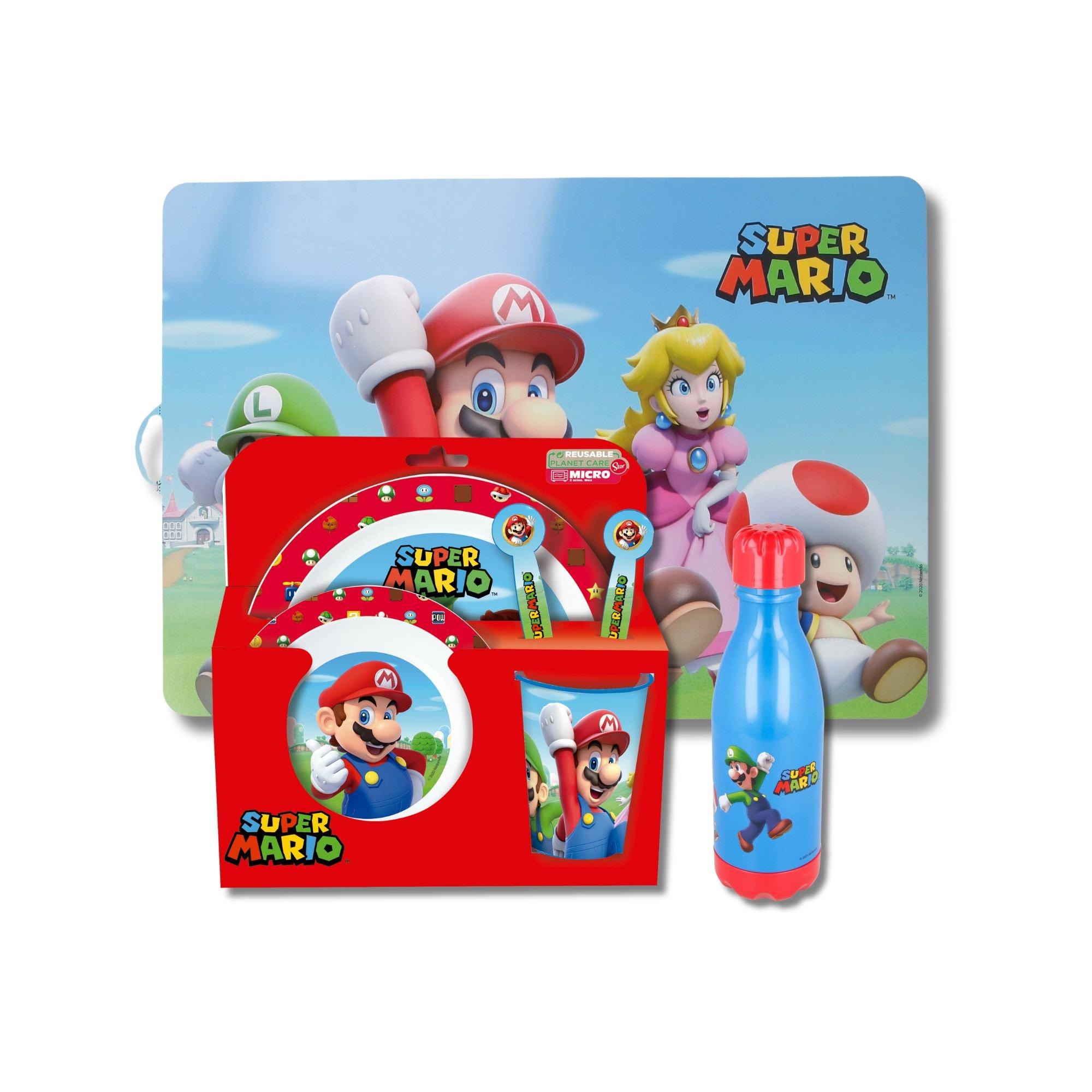 Red - Super Mario - Supermario 3 Piece Dinner Set - 1