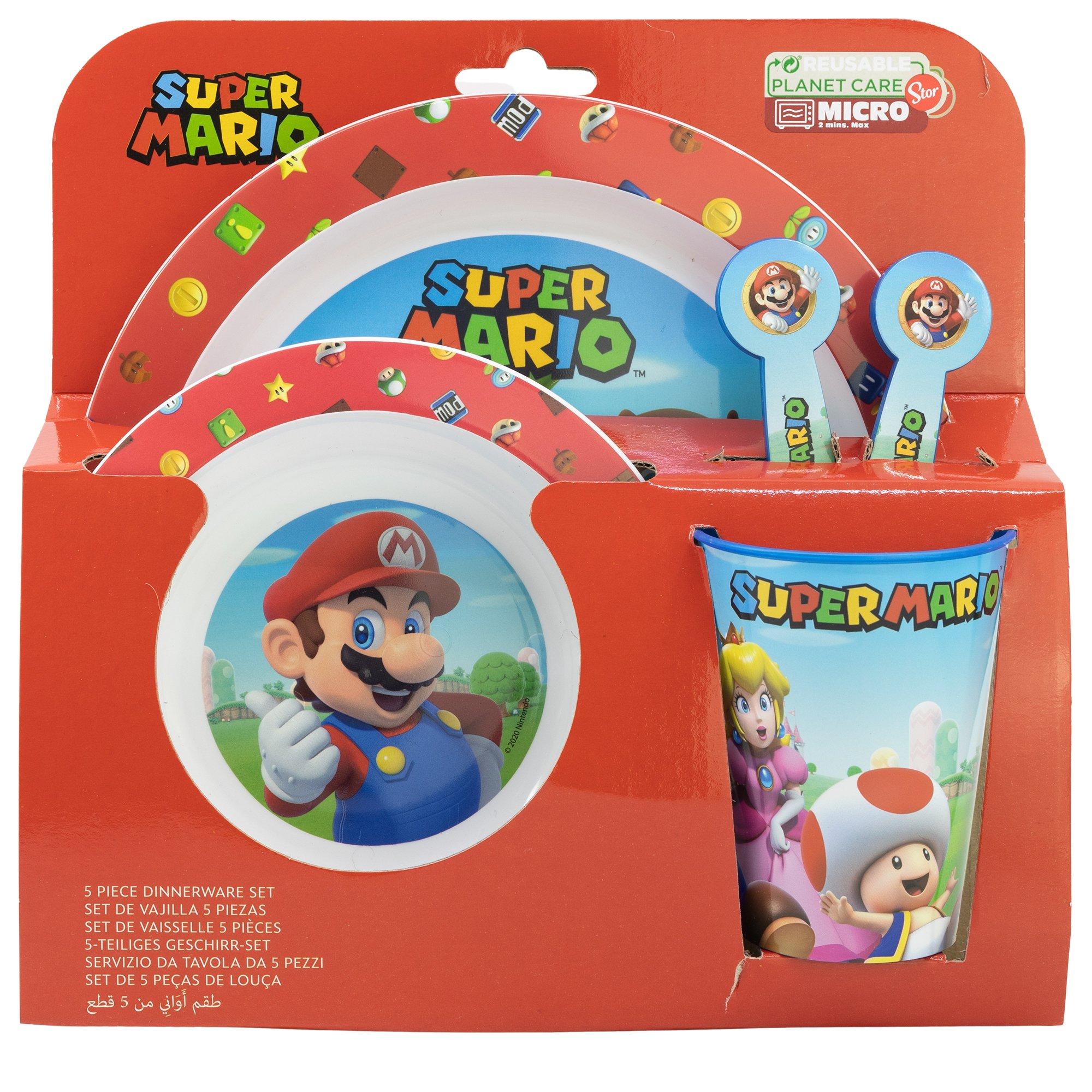 Red - Super Mario - Supermario 3 Piece Dinner Set - 4