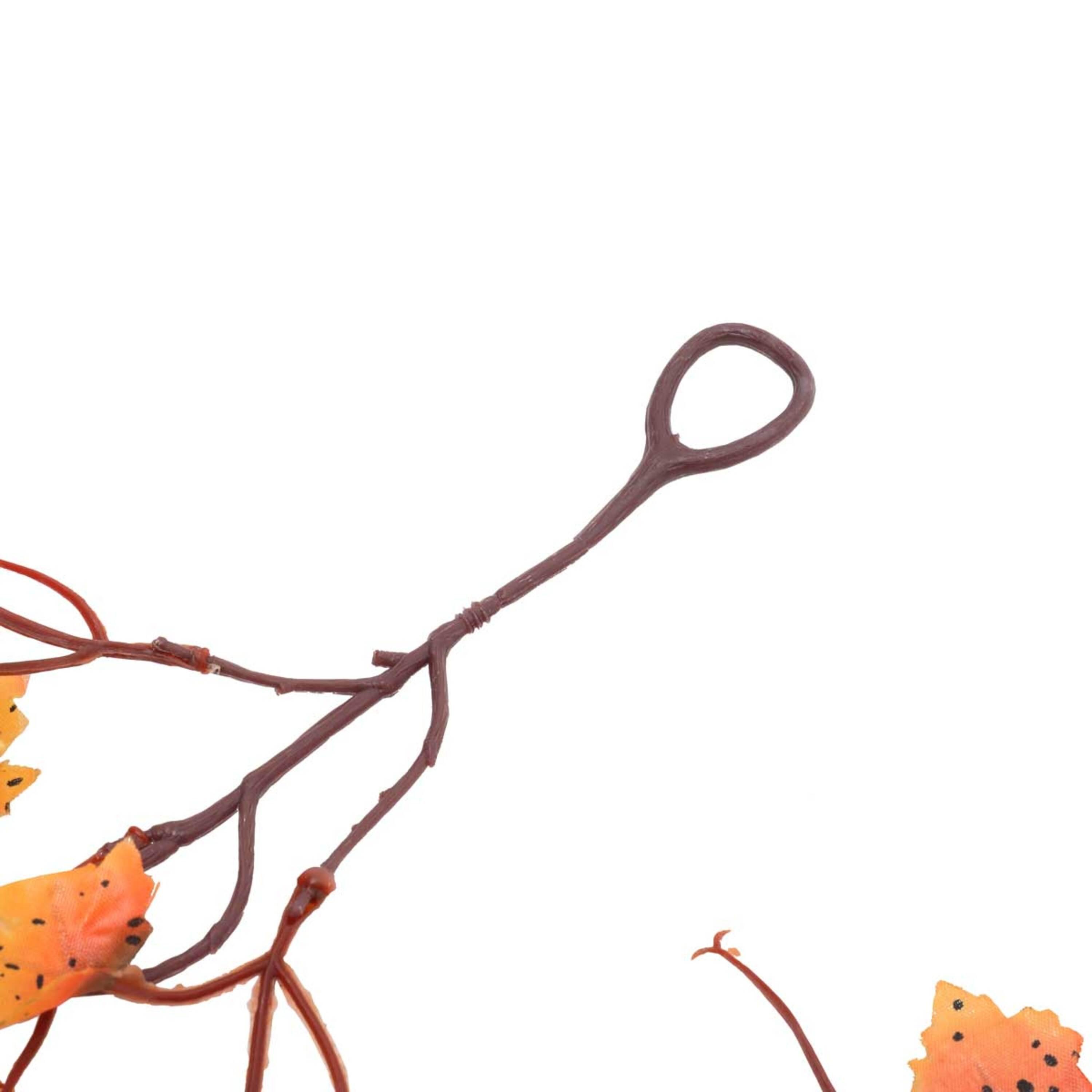 Orange - LIFE IDEAS - Autumn Artificial Maple Leaf Garland - 8