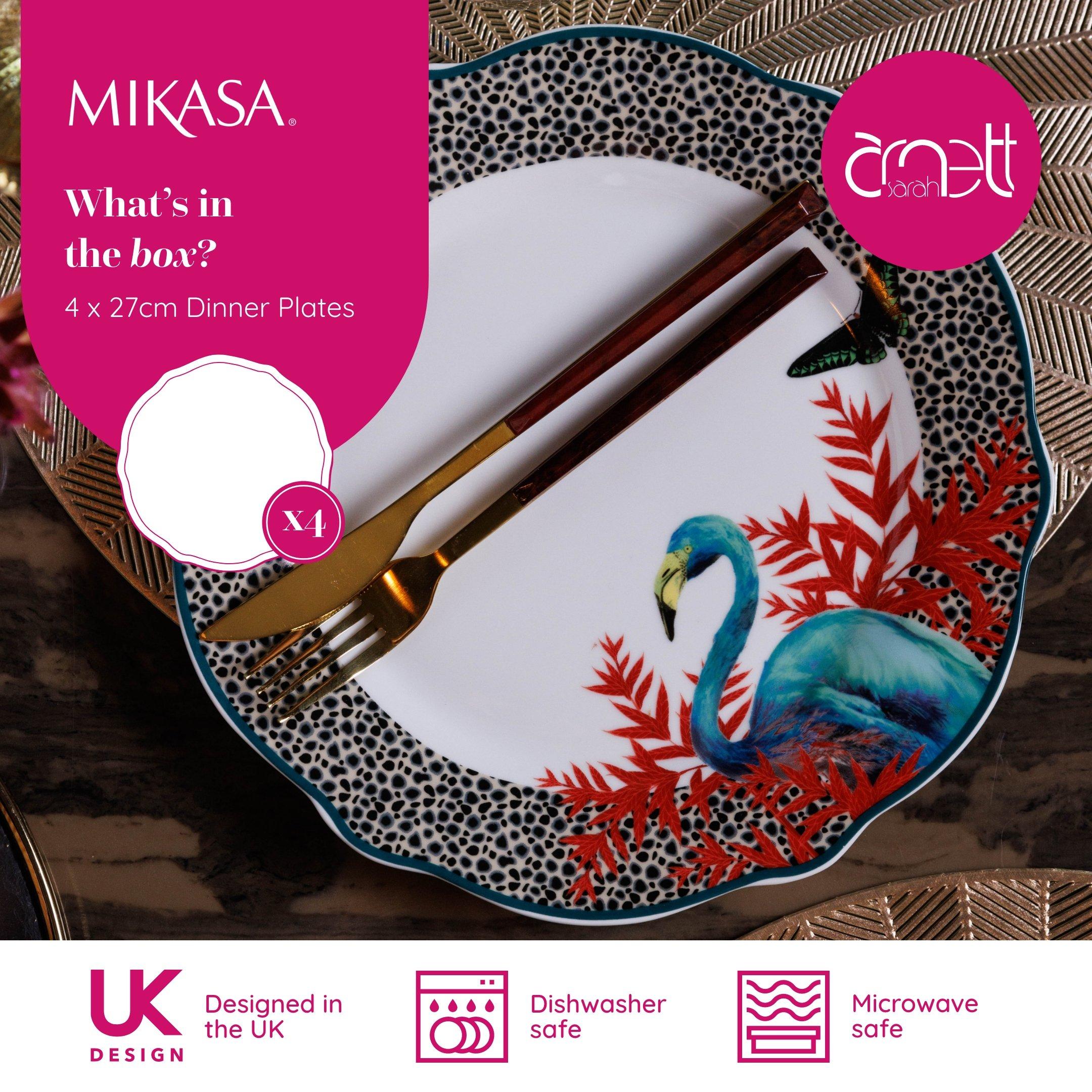 Mixed - Mikasa - Mikasa x Sarah Arnett Porcelain Dinner Plates - 3