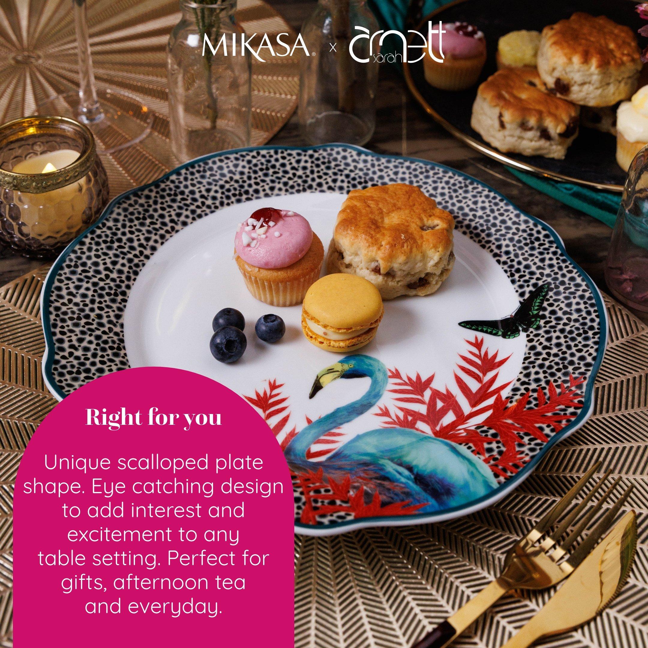 Mixed - Mikasa - Mikasa x Sarah Arnett Porcelain Dinner Plates - 4