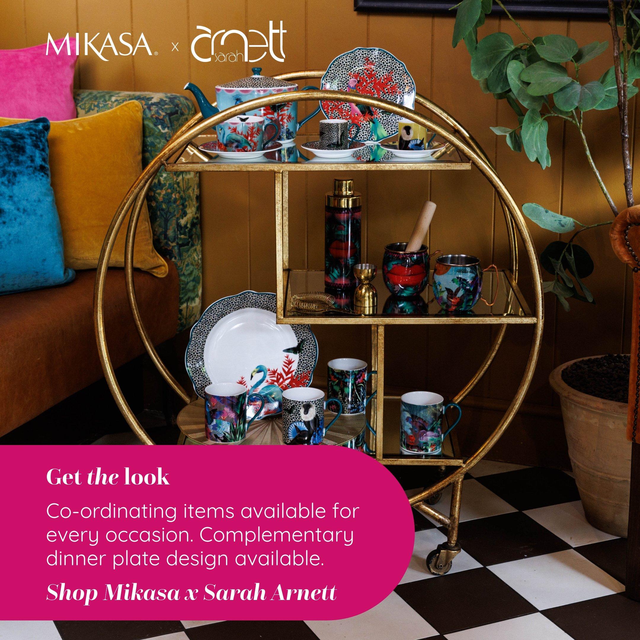 Mixed - Mikasa - Mikasa x Sarah Arnett Porcelain Side Plates - 6