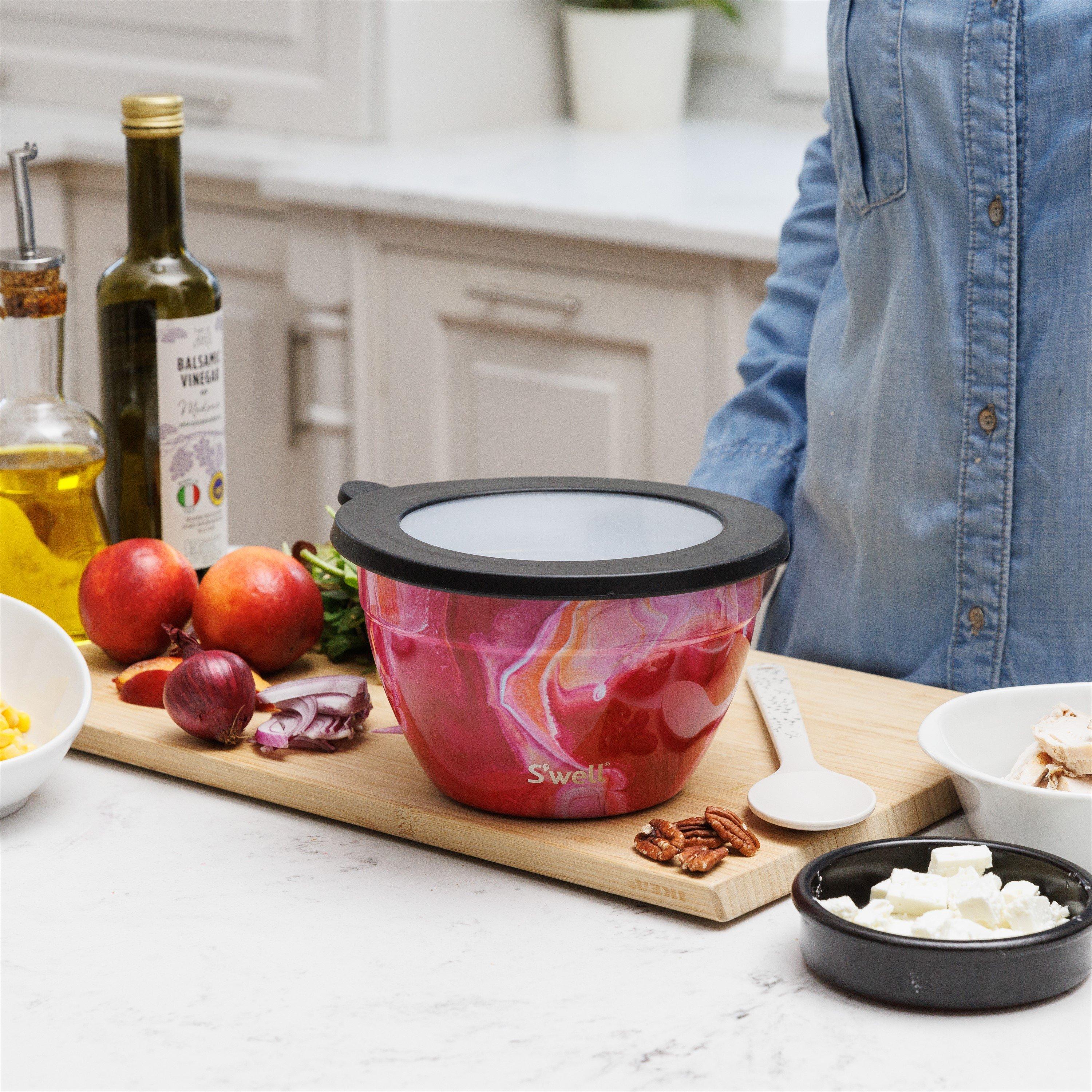 Pink - Swell - Swell Rose Agate Salad Bowl Kit 1.9L - 5