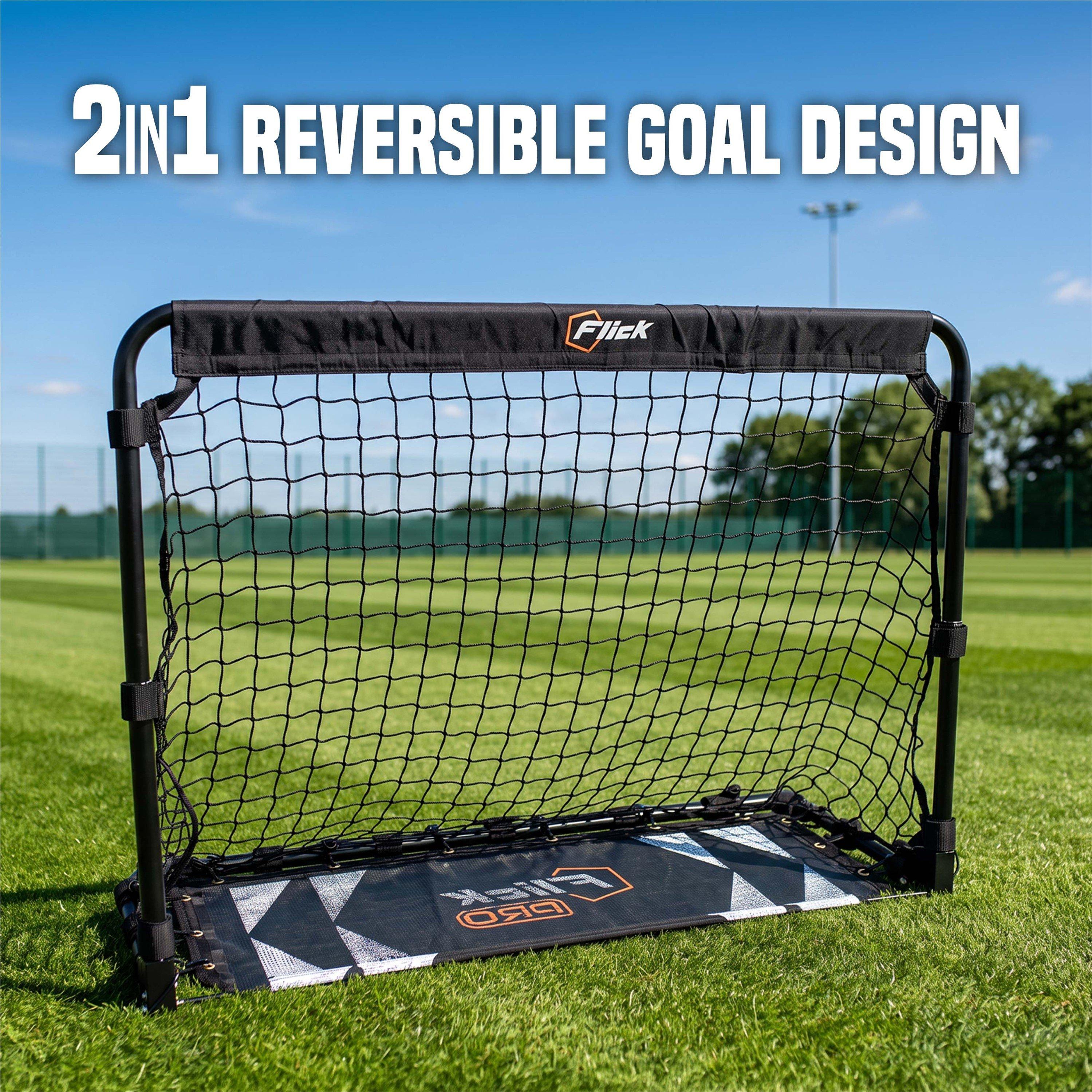 Orange & Black - Football Flick - PRO Flexgoal Rebounder - 3