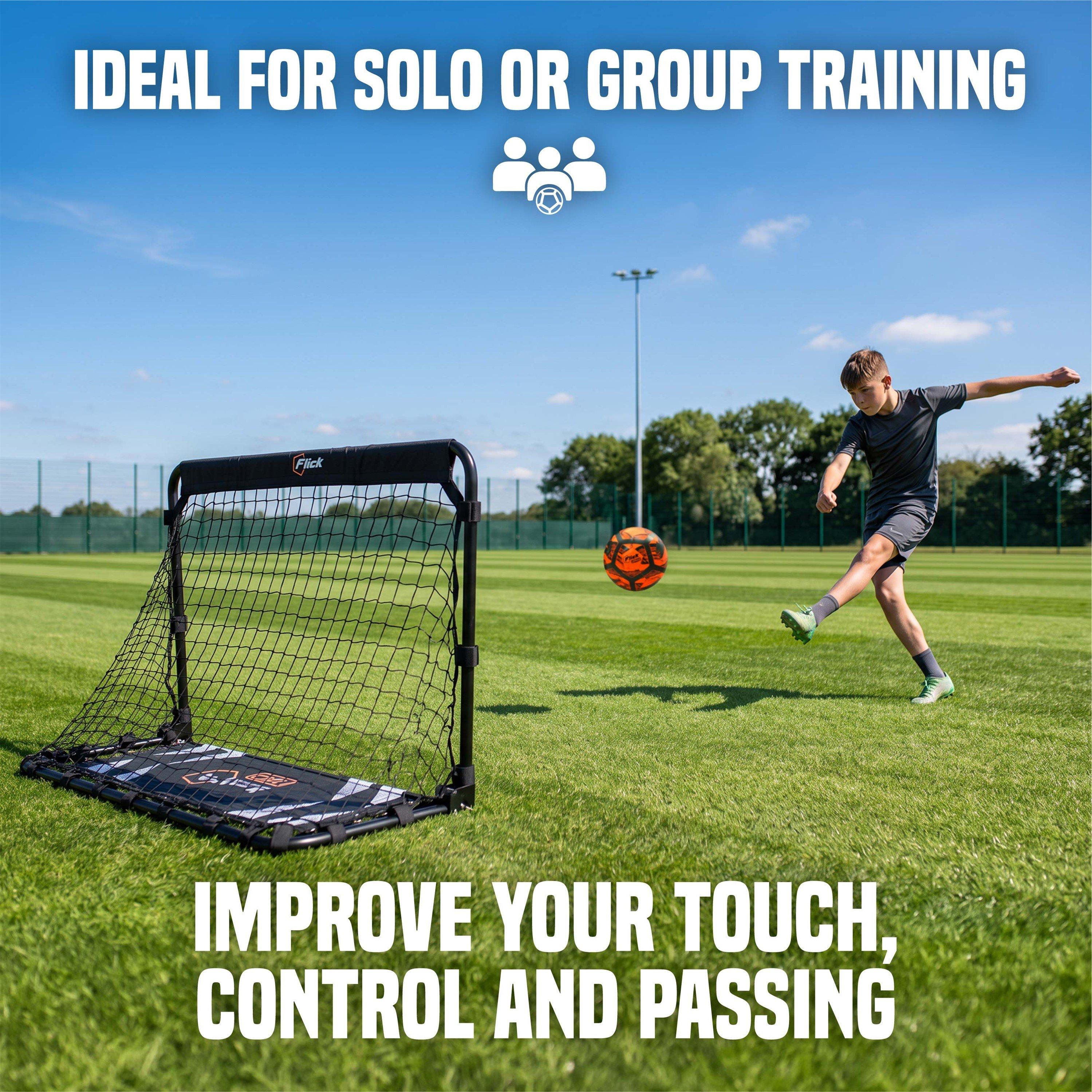 Orange & Black - Football Flick - PRO Flexgoal Rebounder - 4