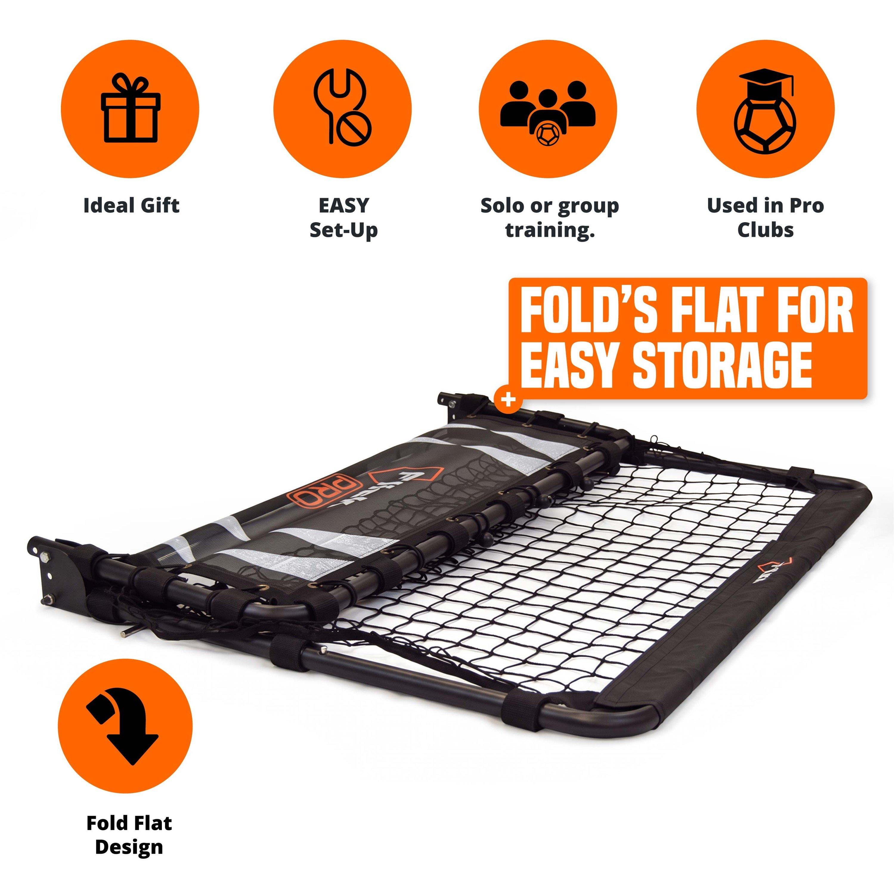 Orange & Black - Football Flick - PRO Flexgoal Rebounder - 8