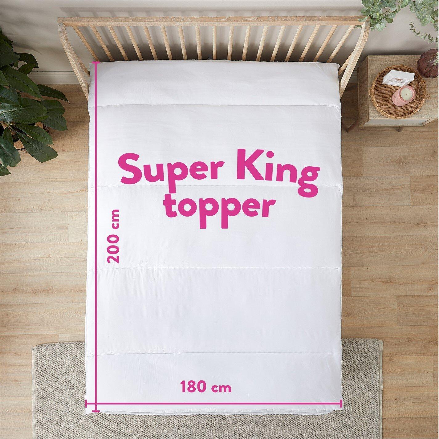 White - Slumberdown - Rebound Mattress Topper - 11