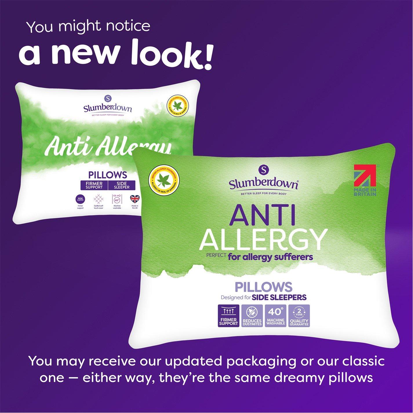 White - Slumberdown - Anti Allergy Pillow - 8